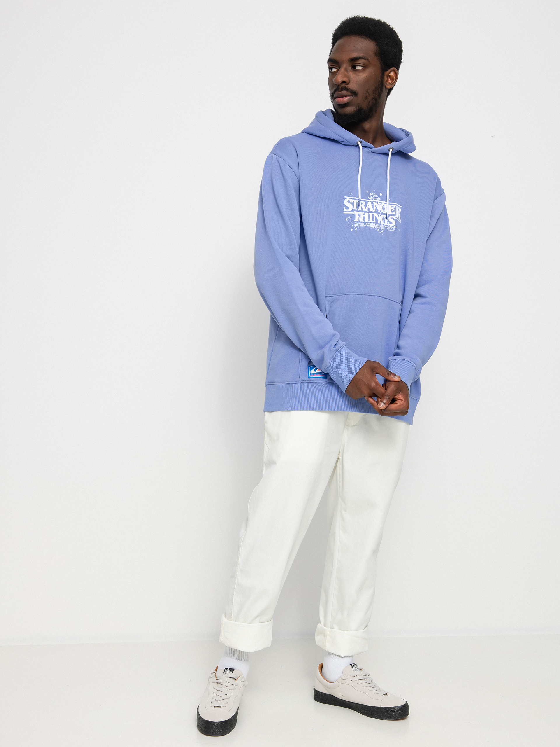 Bluza z kapturem Quiksilver X Stranger Things Official Logo HD (jacaranda)