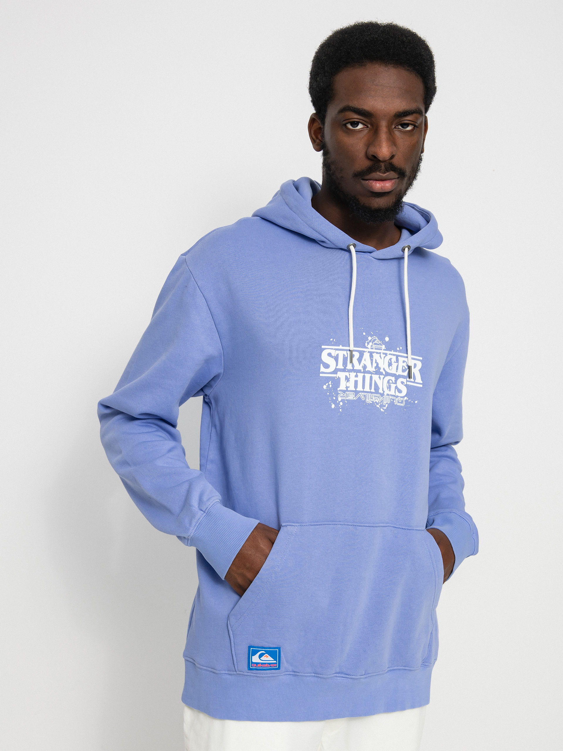 Bluza z kapturem Quiksilver X Stranger Things Official Logo HD (jacaranda)