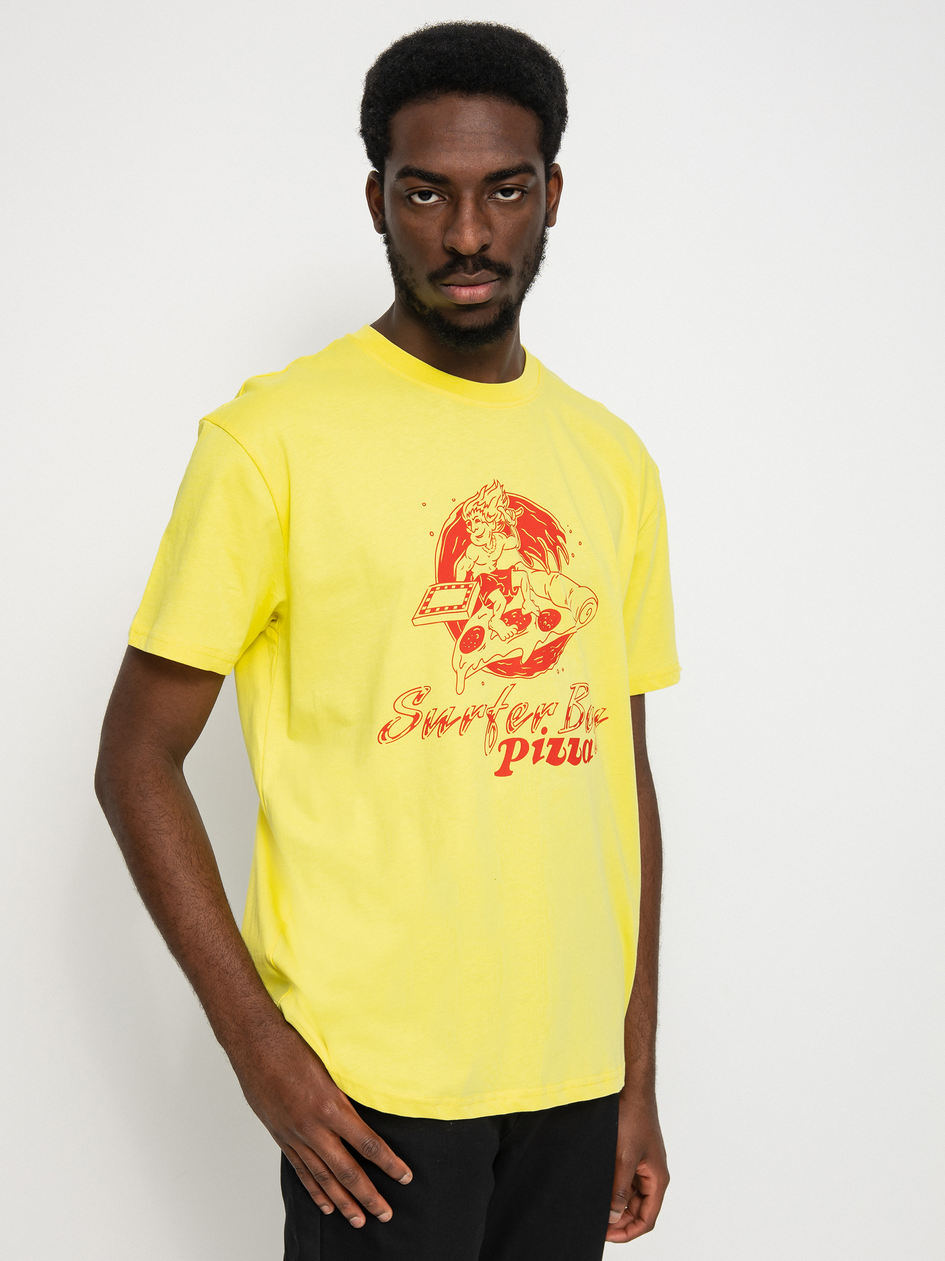 T-shirt Quiksilver X Stranger Things Surfer Boy (lemon zest)