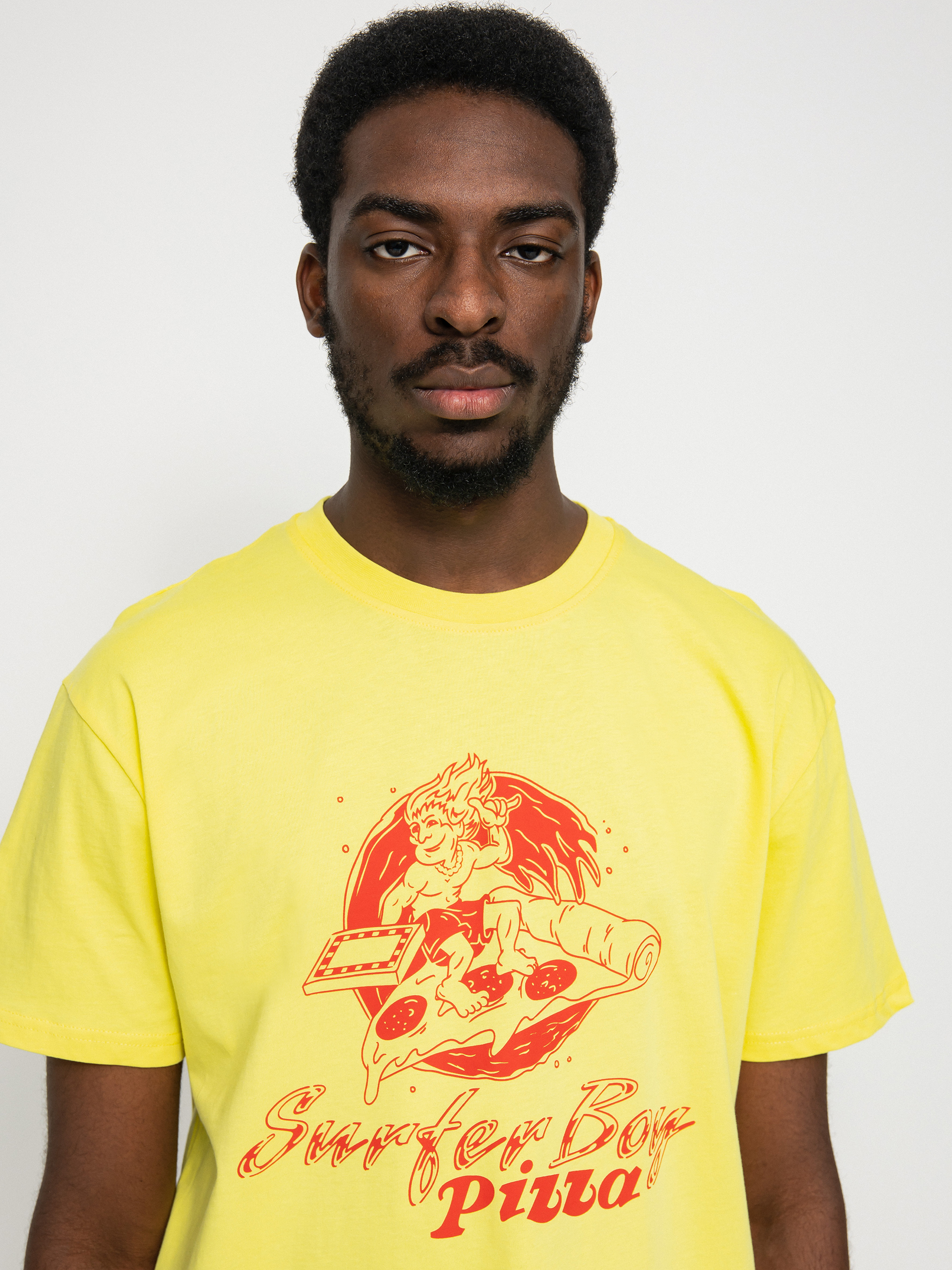 T-shirt Quiksilver X Stranger Things Surfer Boy (lemon zest)
