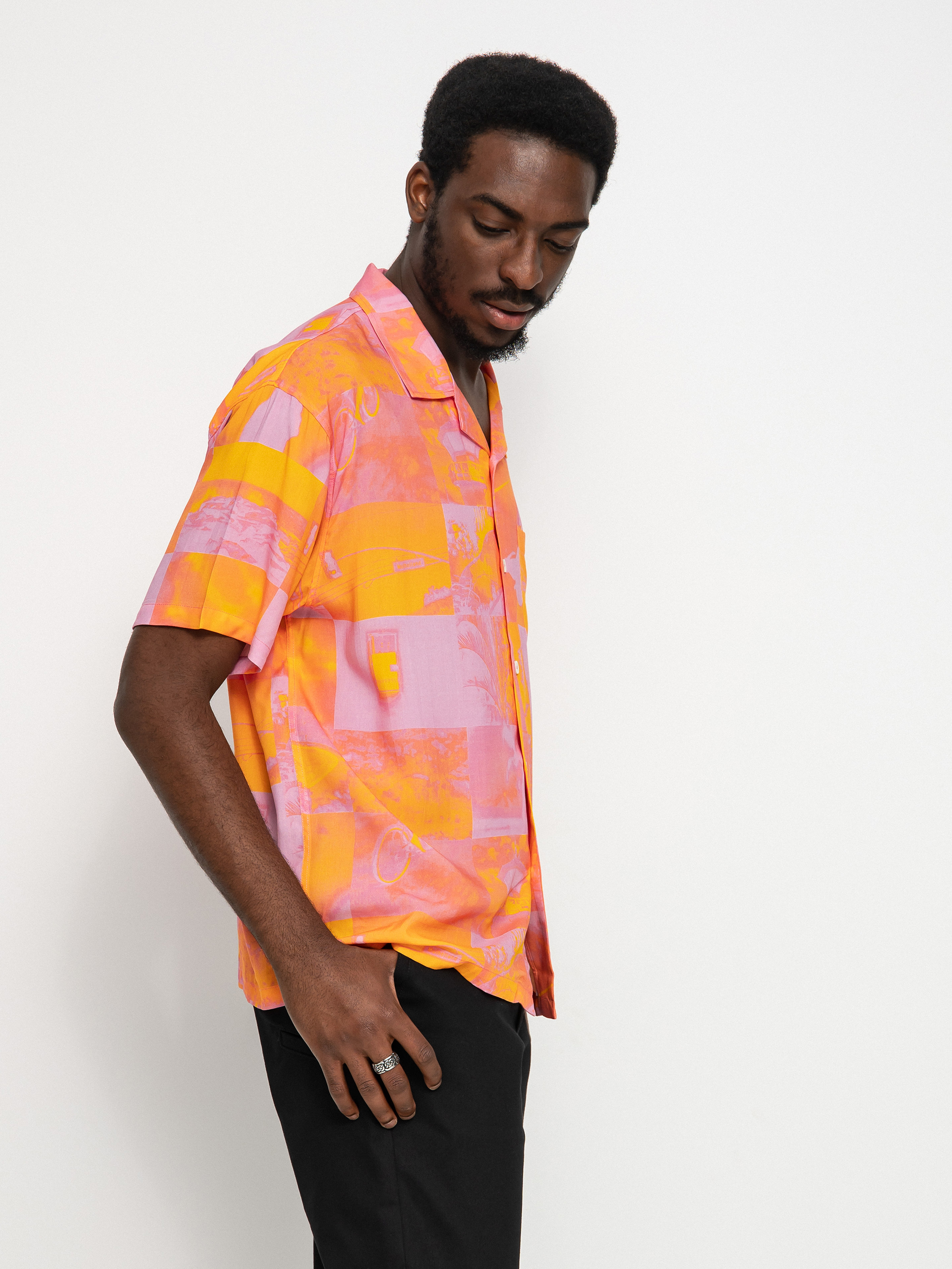 Koszula Stussy Photo Film (pink)