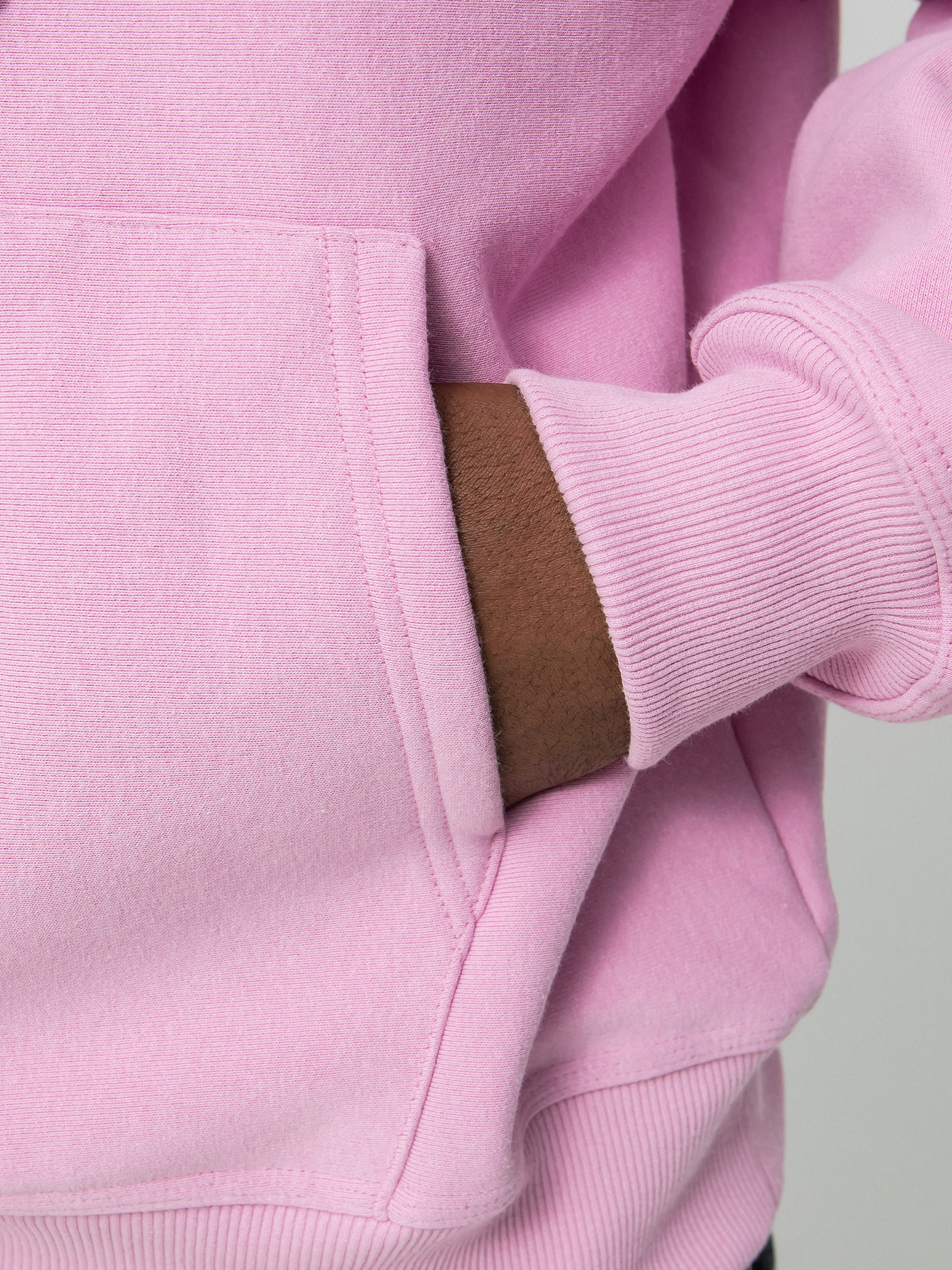 Bluza z kapturem Stussy Basic App. HD (pink)