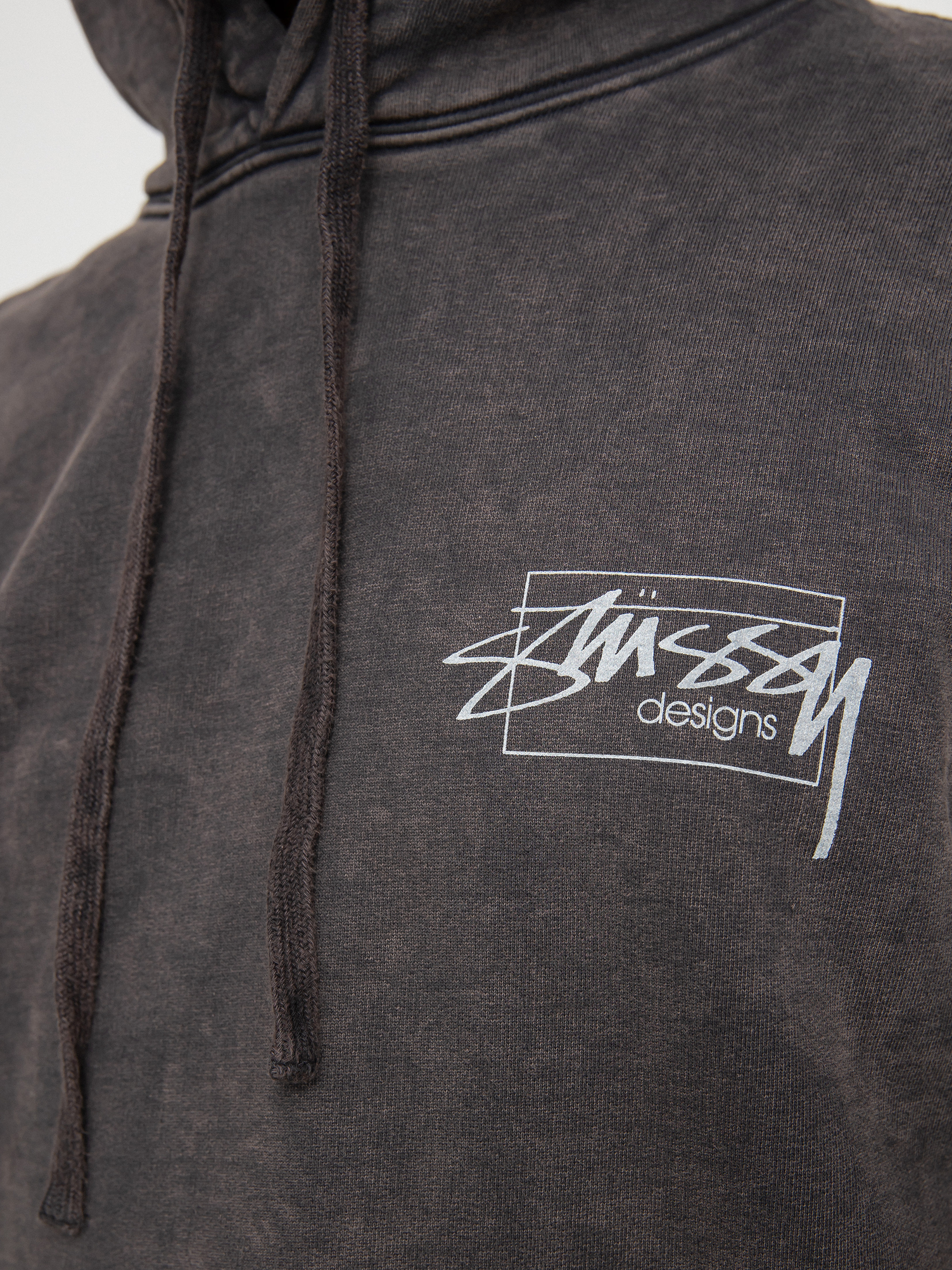 Bluza z kapturem Stussy Dyed Stussy Designs HD (black)