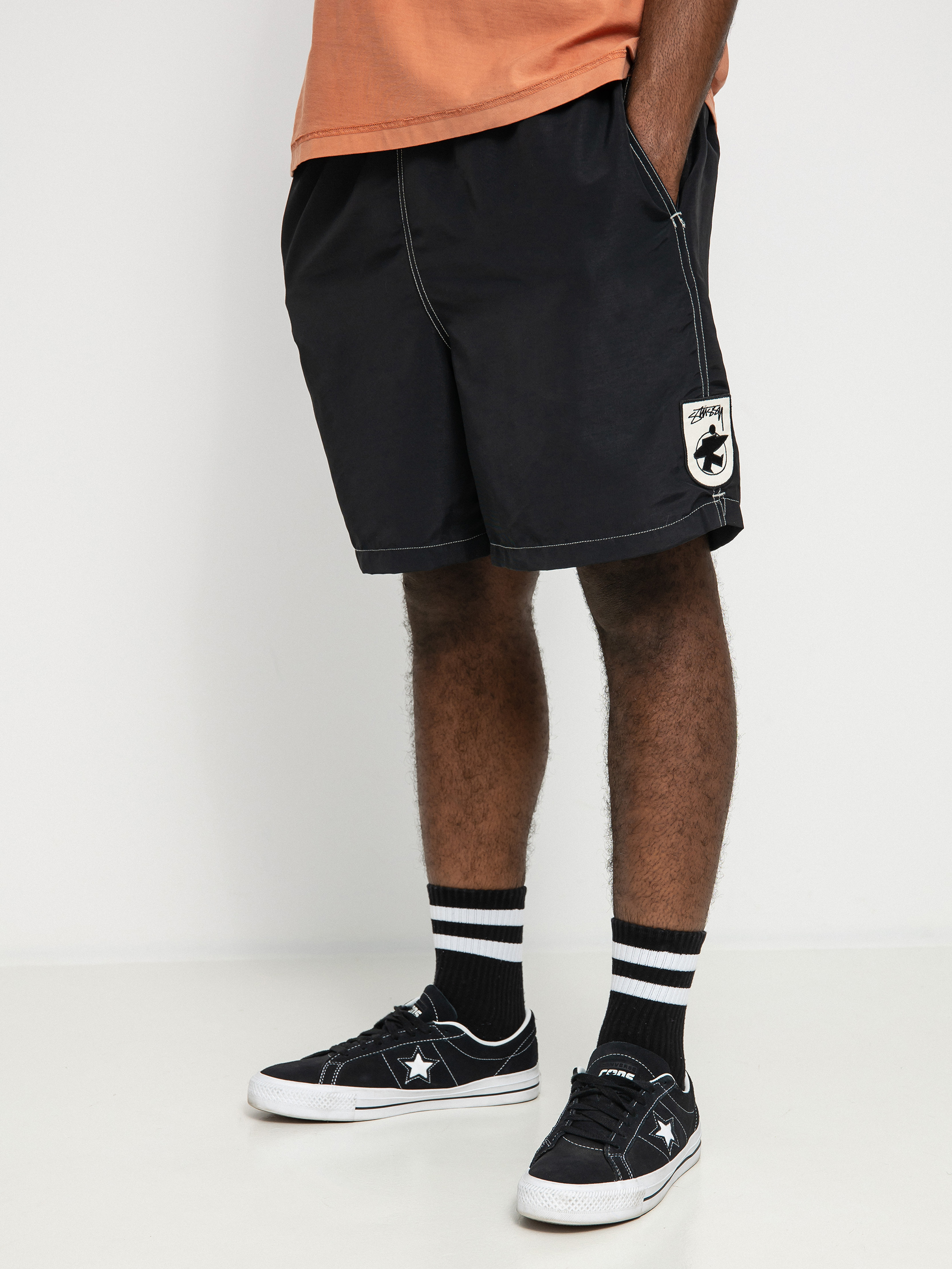 Szorty Stussy Surfman Water (black)