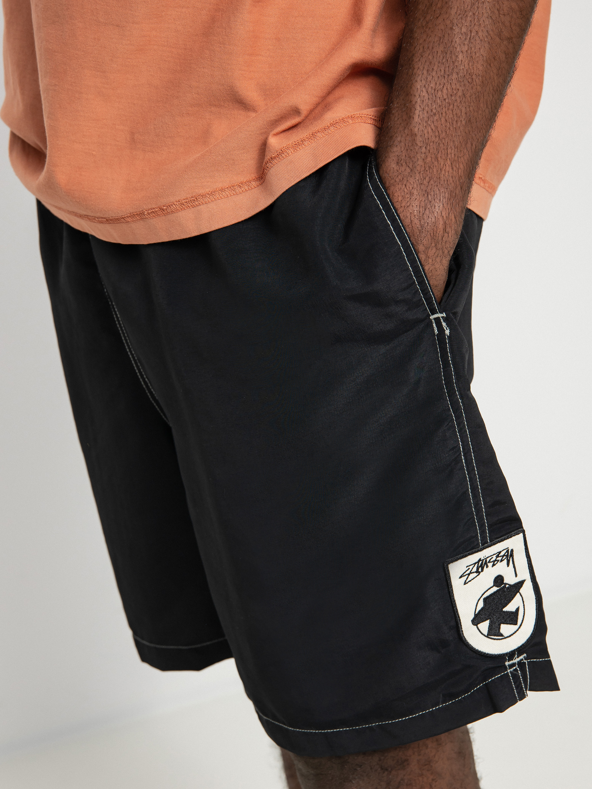 Szorty Stussy Surfman Water (black)