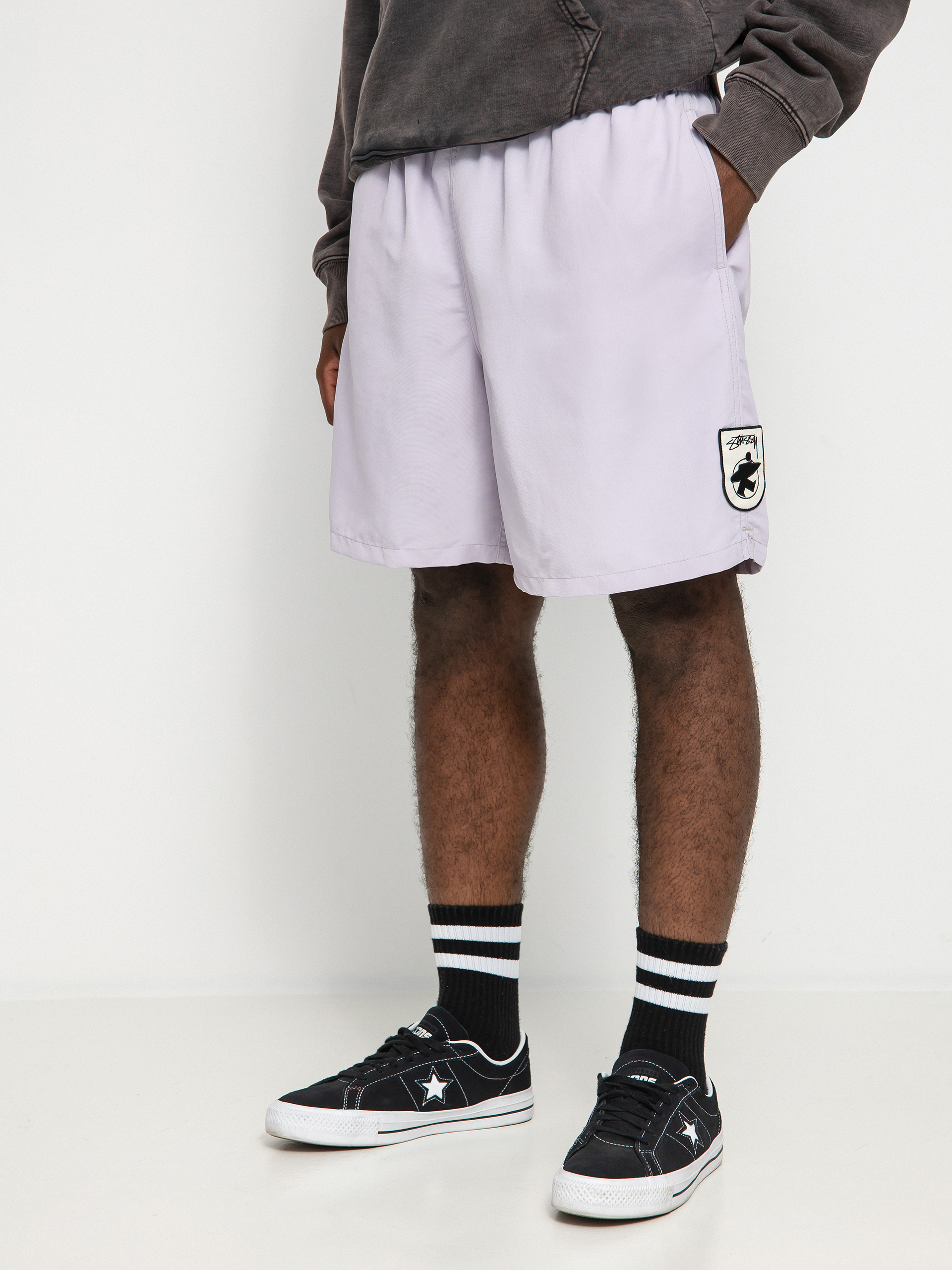 Szorty Stussy Surfman Water (lavendar)