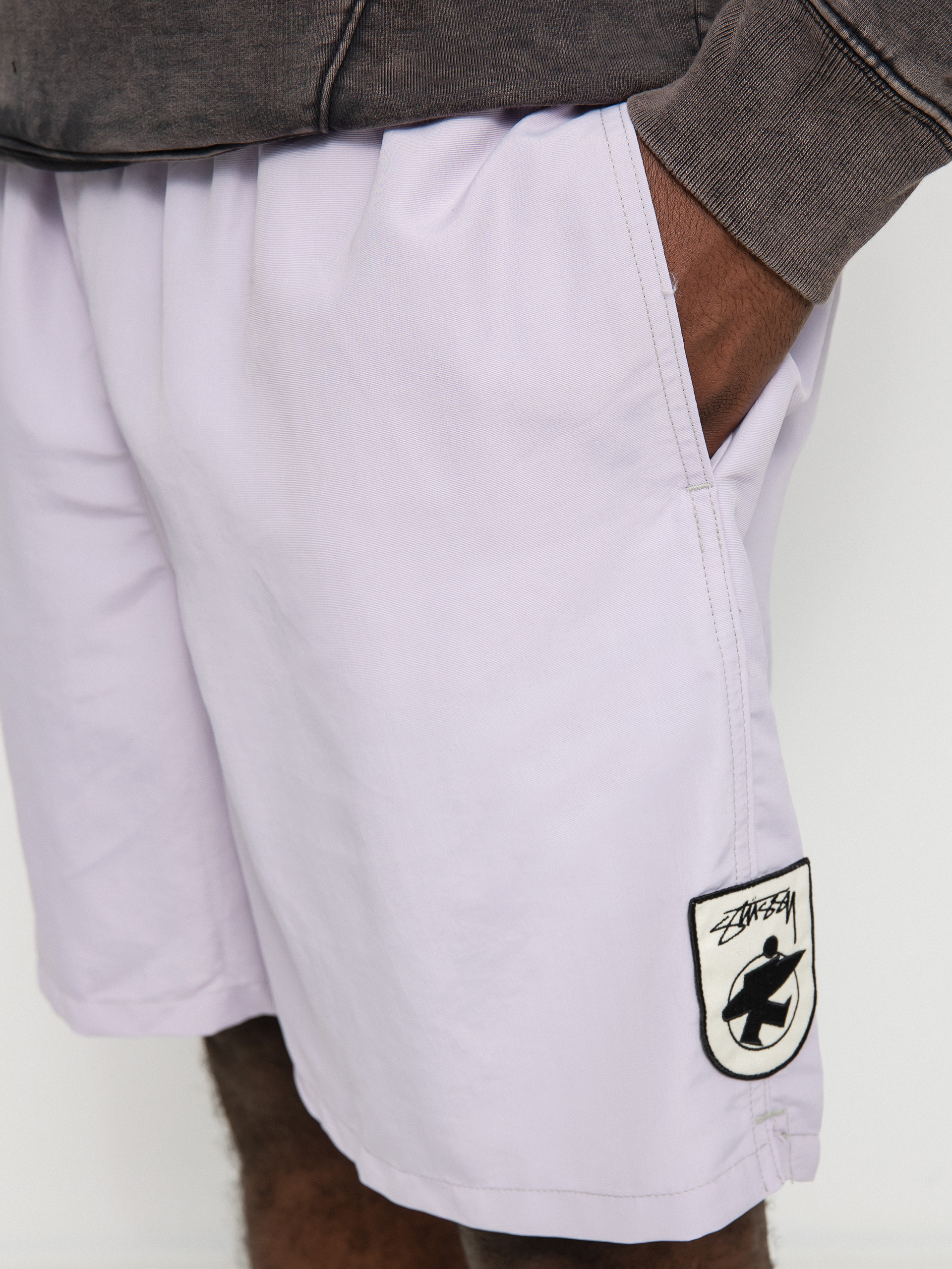 Szorty Stussy Surfman Water (lavendar)