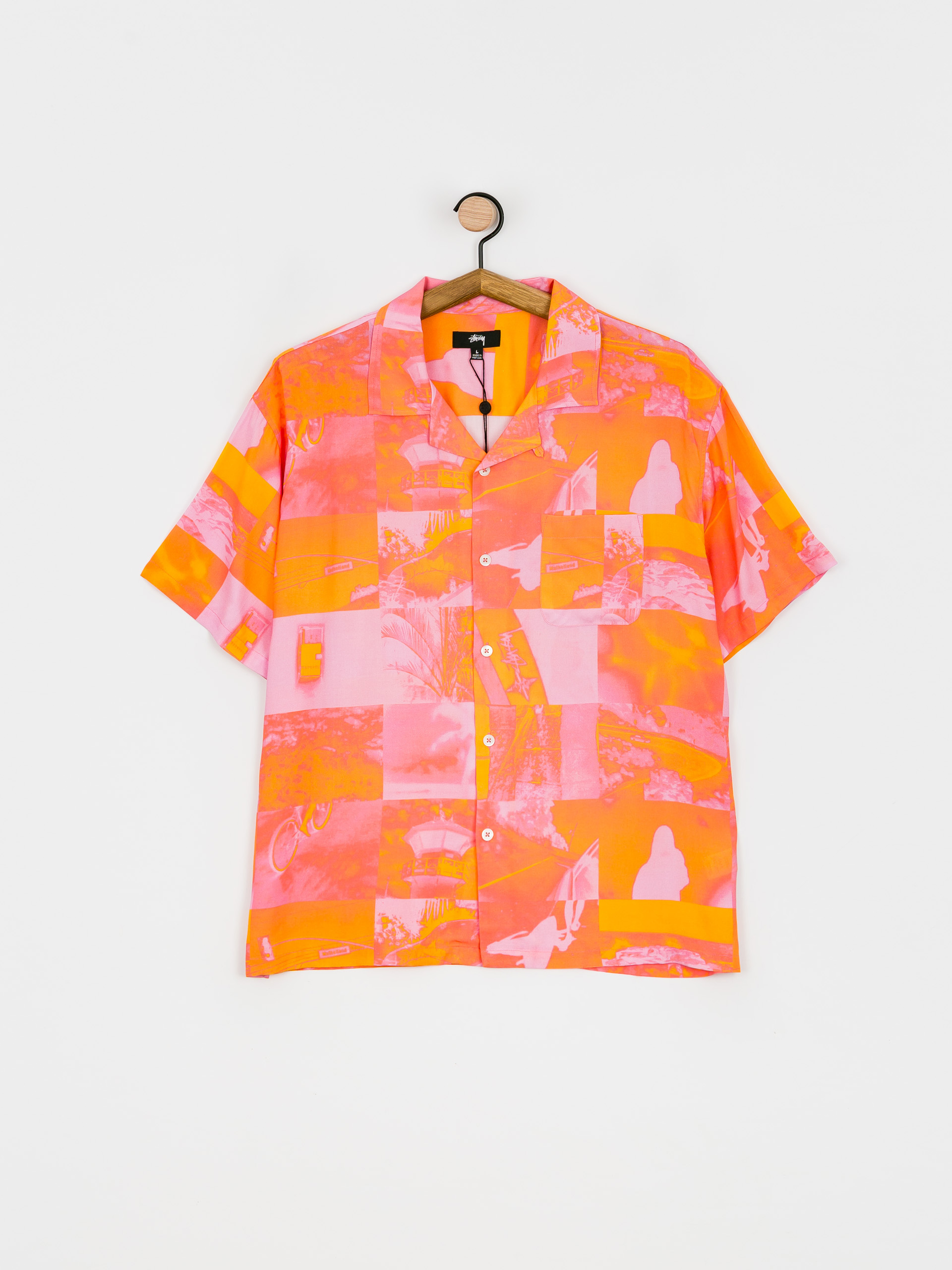 Koszula Stussy Photo Film (pink)