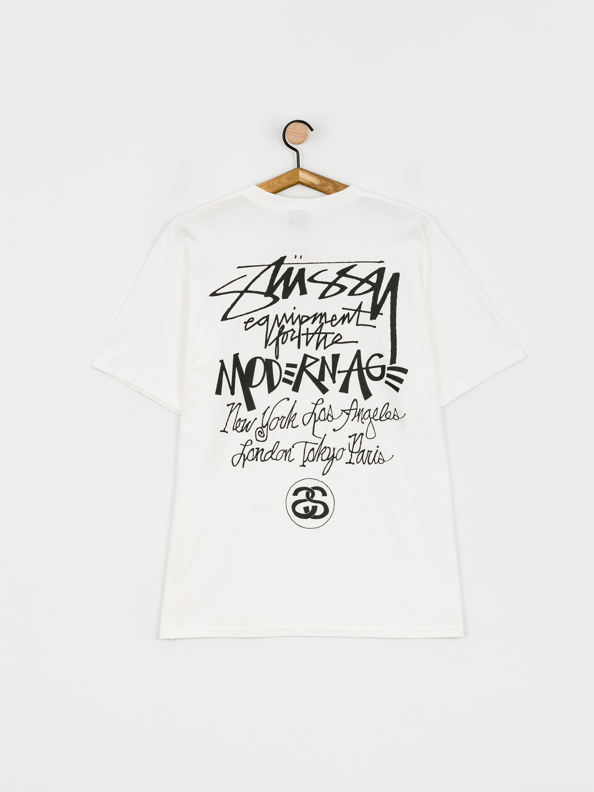 【STUSSY】MODERN AGE TEE T-shirt Stussy Modern Age - biały (white)