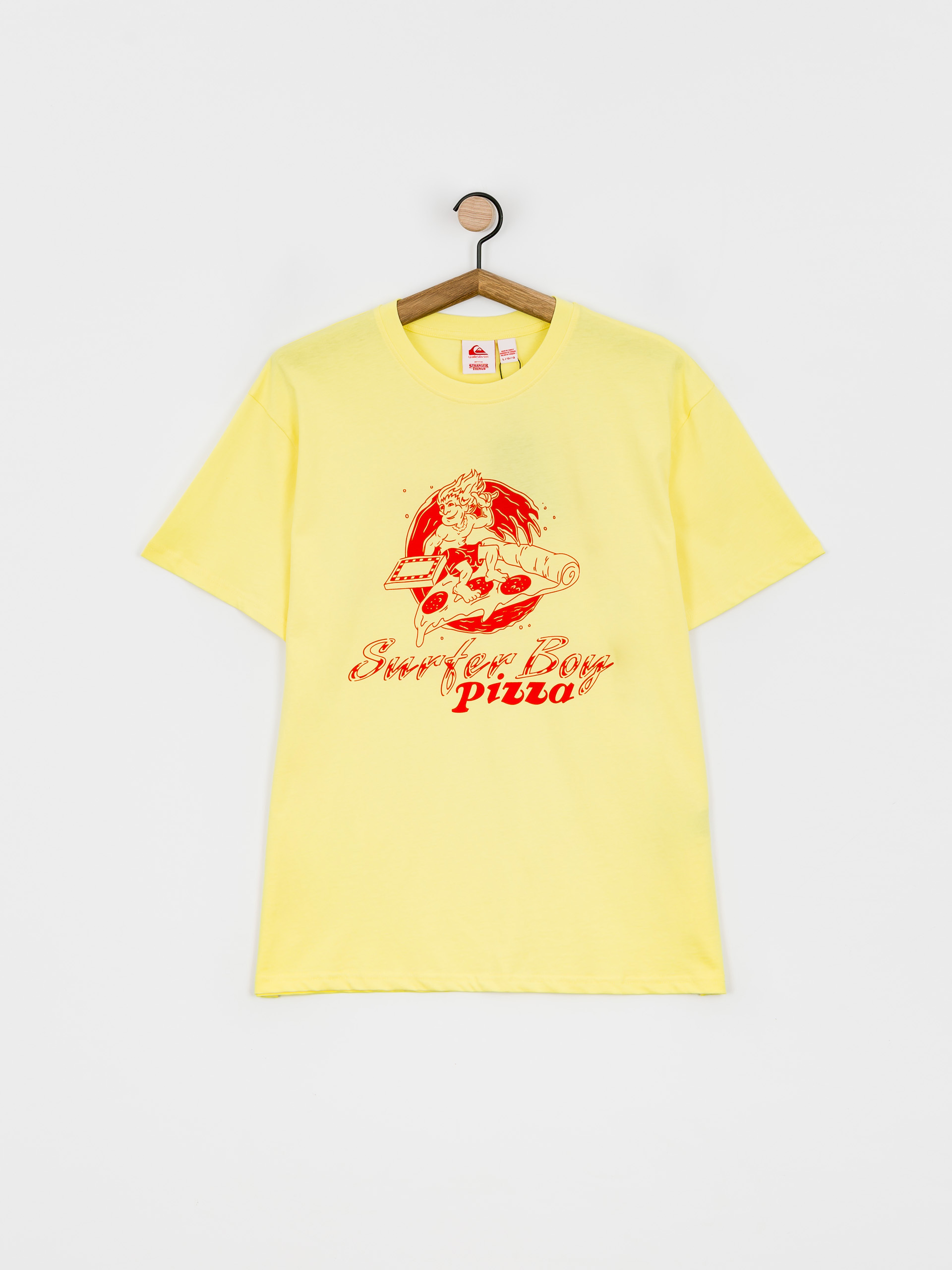 T-shirt Quiksilver X Stranger Things Surfer Boy (lemon zest)