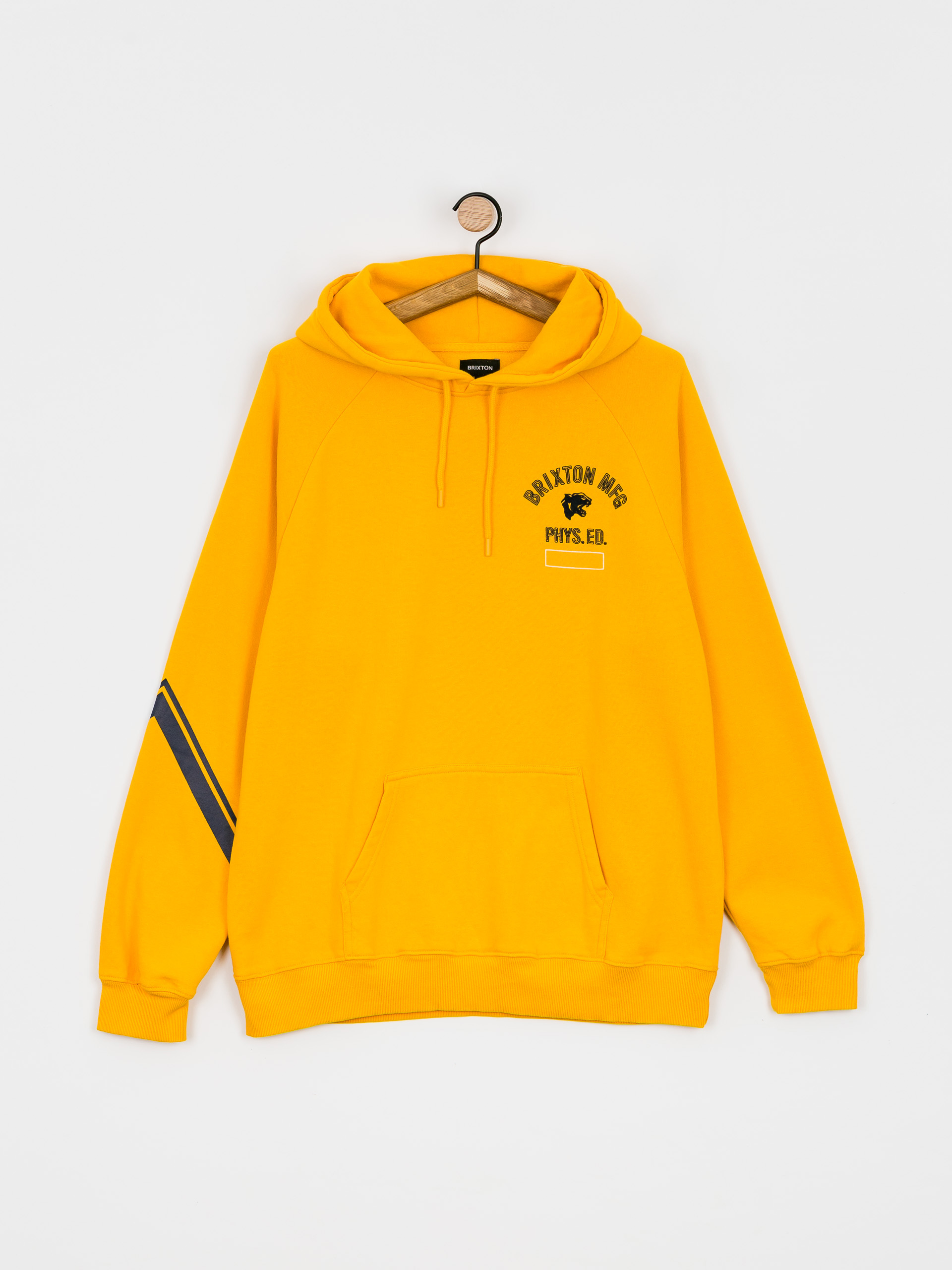 Bluza z kapturem Brixton Phys. Ed. Raglan HD (citrus)