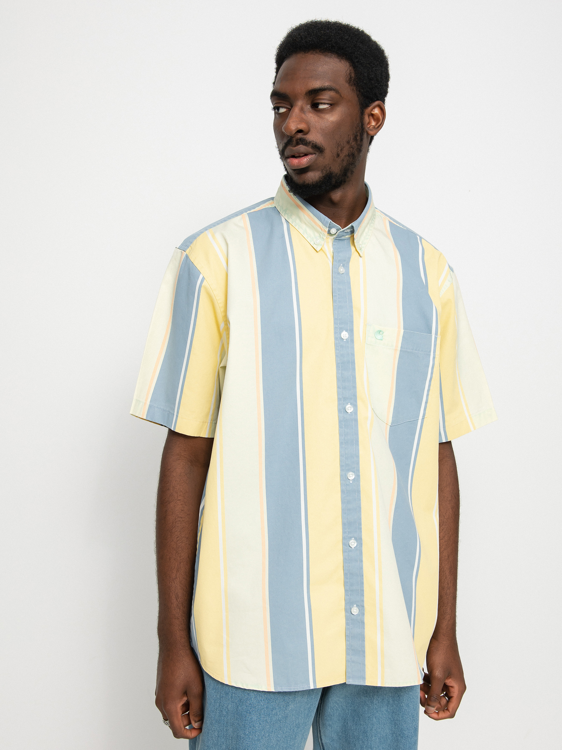Koszula Carhartt WIP Gilman (gilman stripe/pale spearmint)