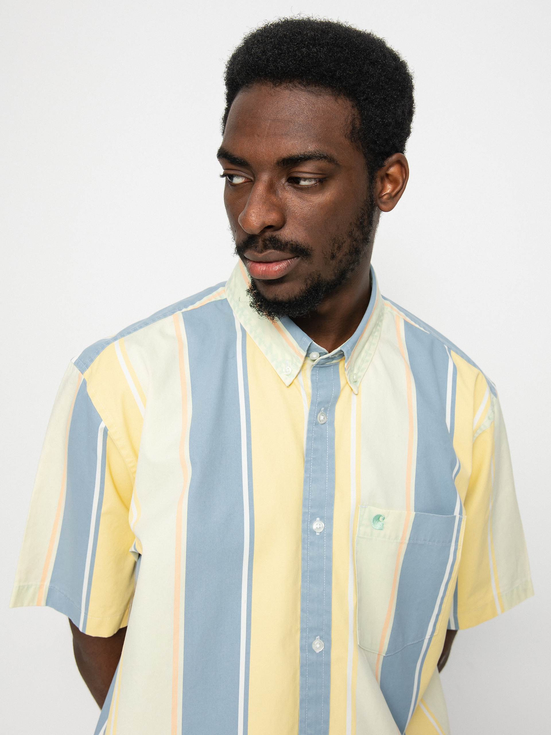 Koszula Carhartt WIP Gilman (gilman stripe/pale spearmint)