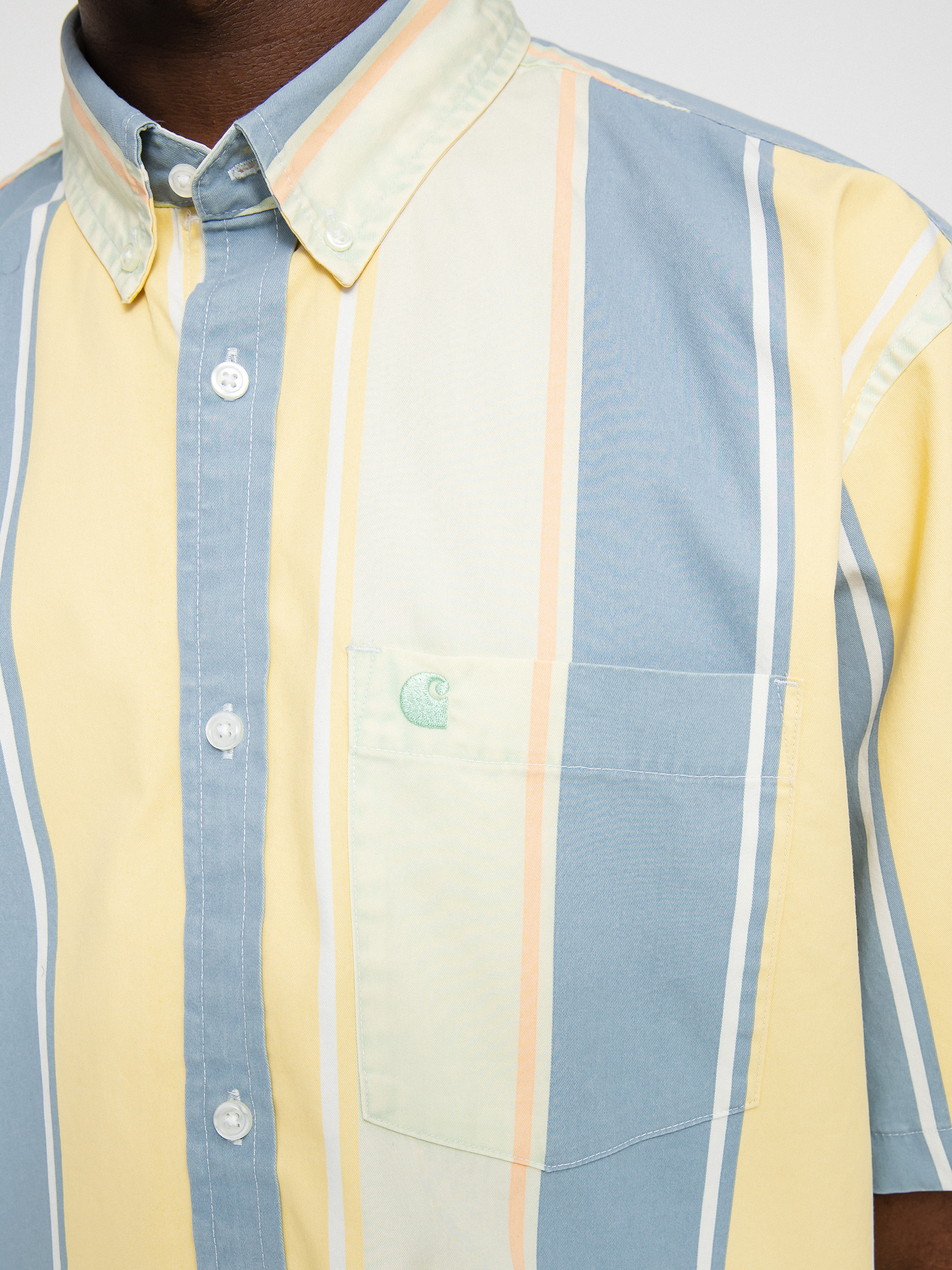 Koszula Carhartt WIP Gilman (gilman stripe/pale spearmint)