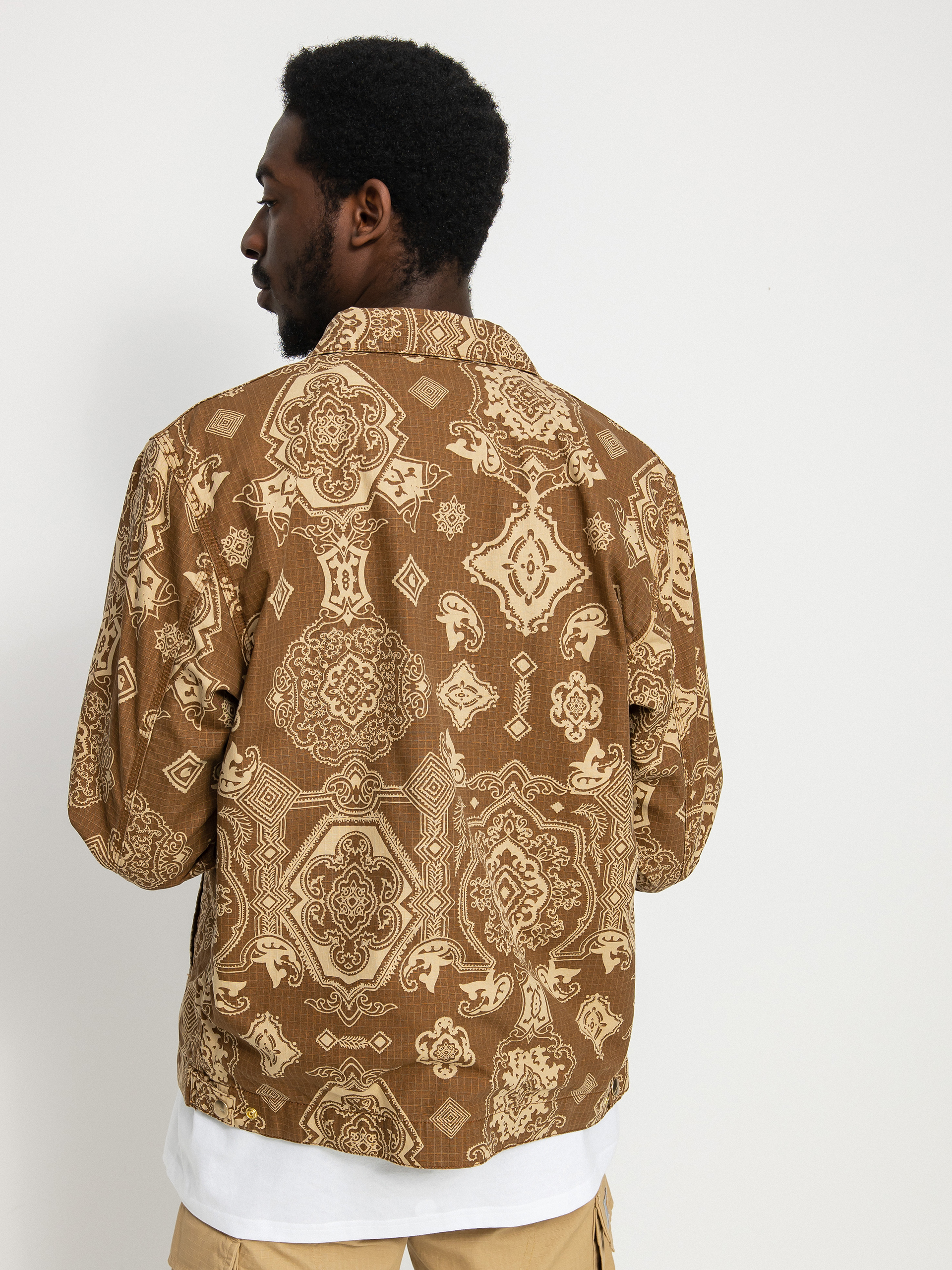 Kurtka Carhartt WIP Detroit (verse print/hamilton brown)