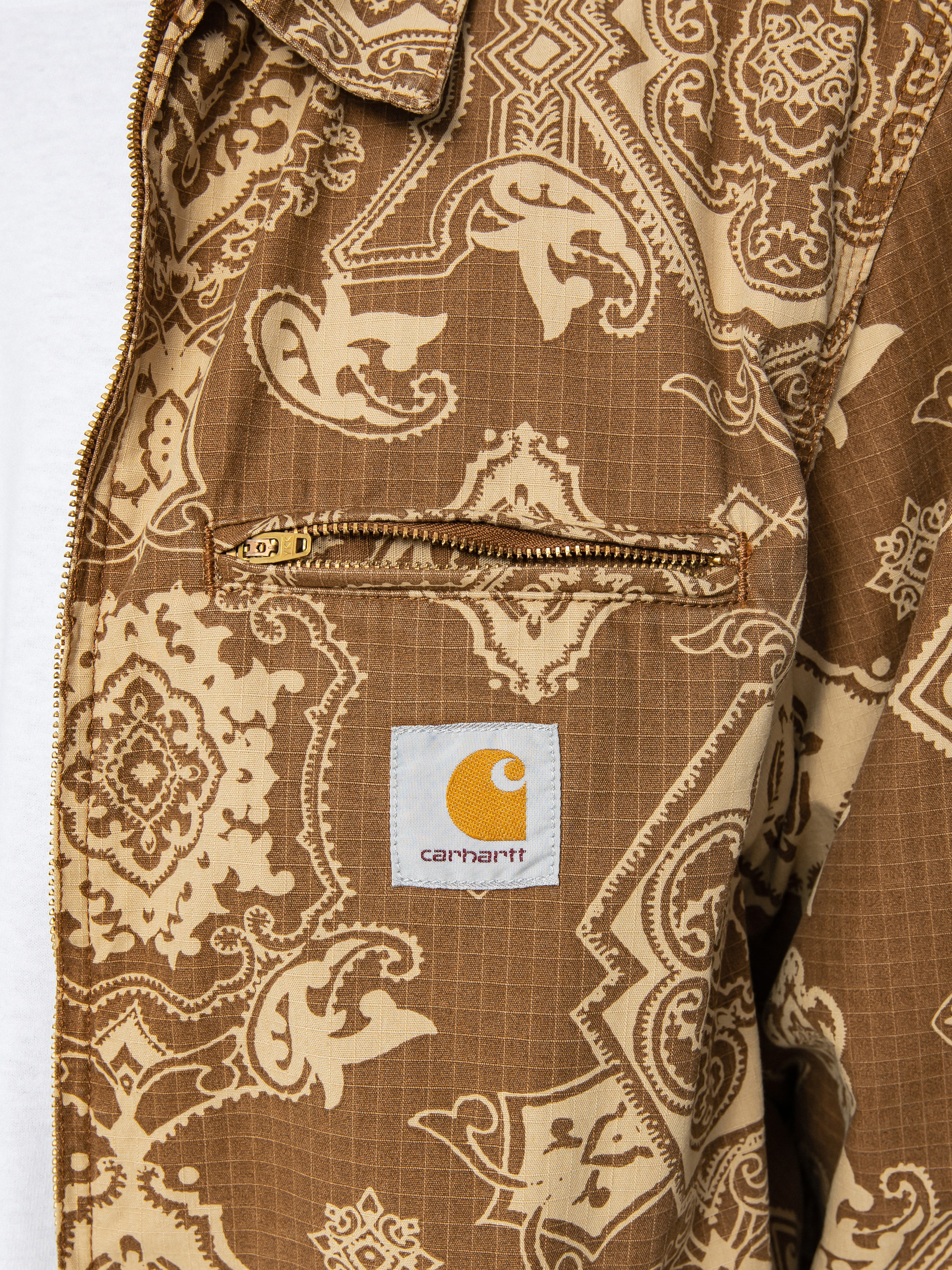 Kurtka Carhartt WIP Detroit (verse print/hamilton brown)