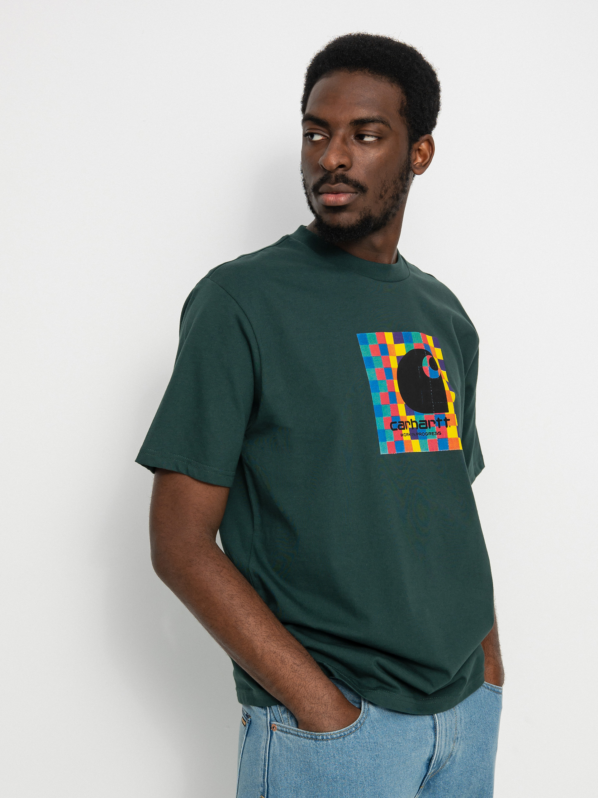 T-shirt Carhartt WIP Nice Trip (juniper)