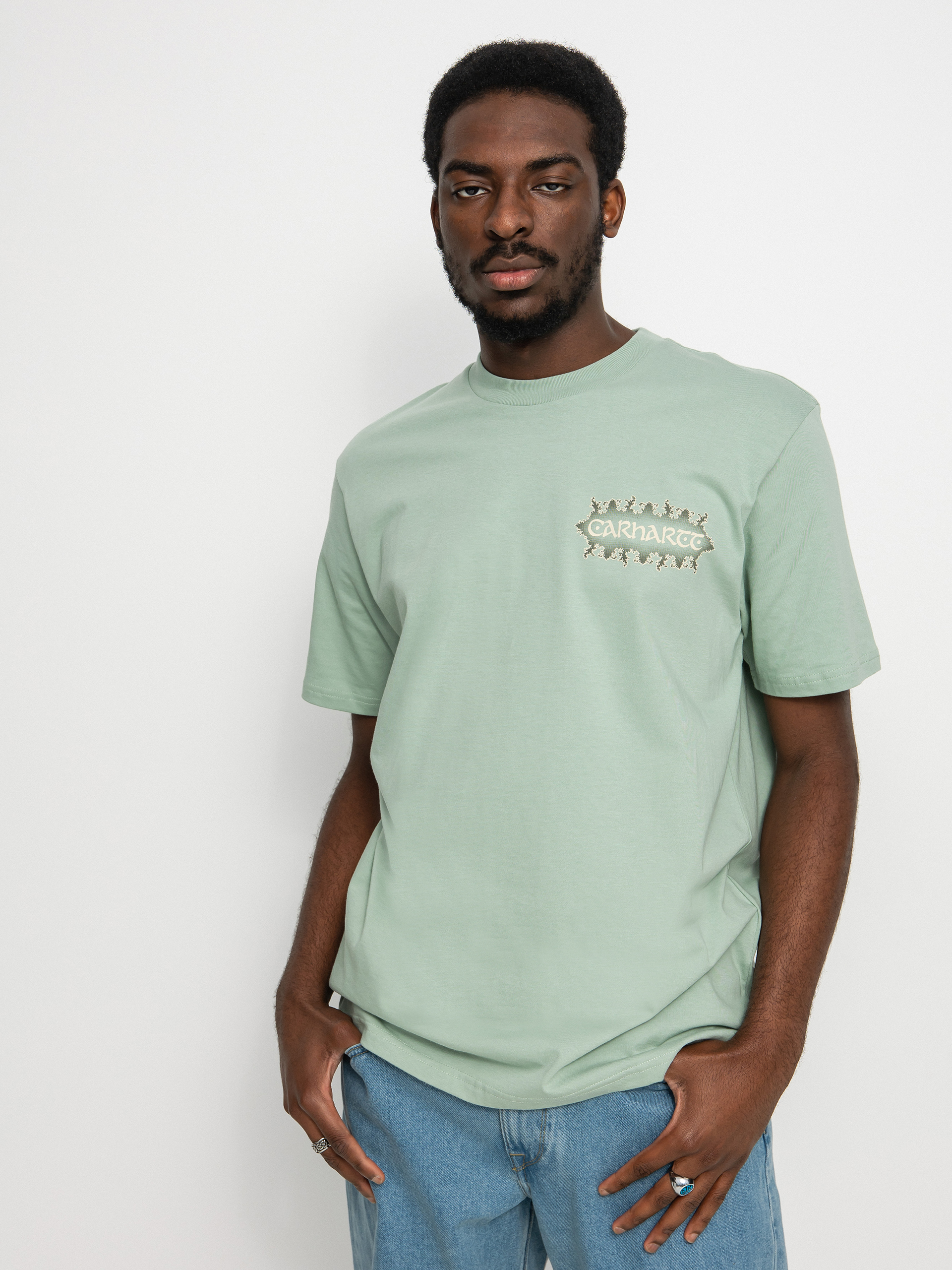 T-shirt Carhartt WIP Spaces (misty sage)