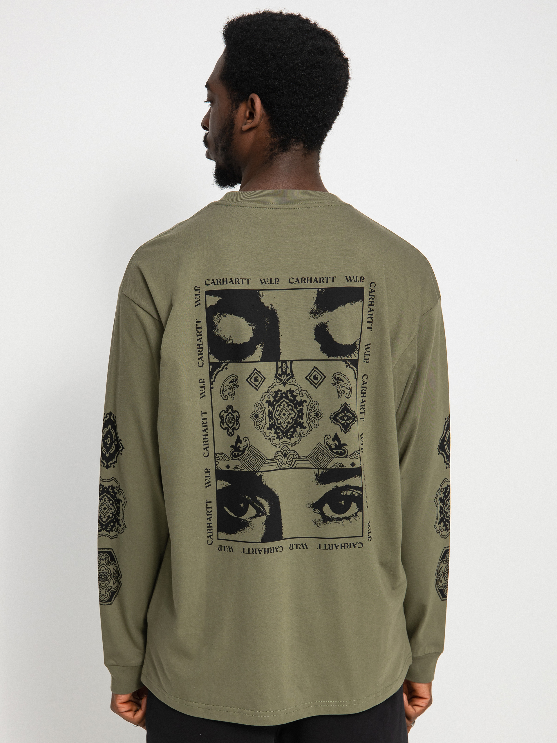 Longsleeve Carhartt WIP Scope (seaweed/black)