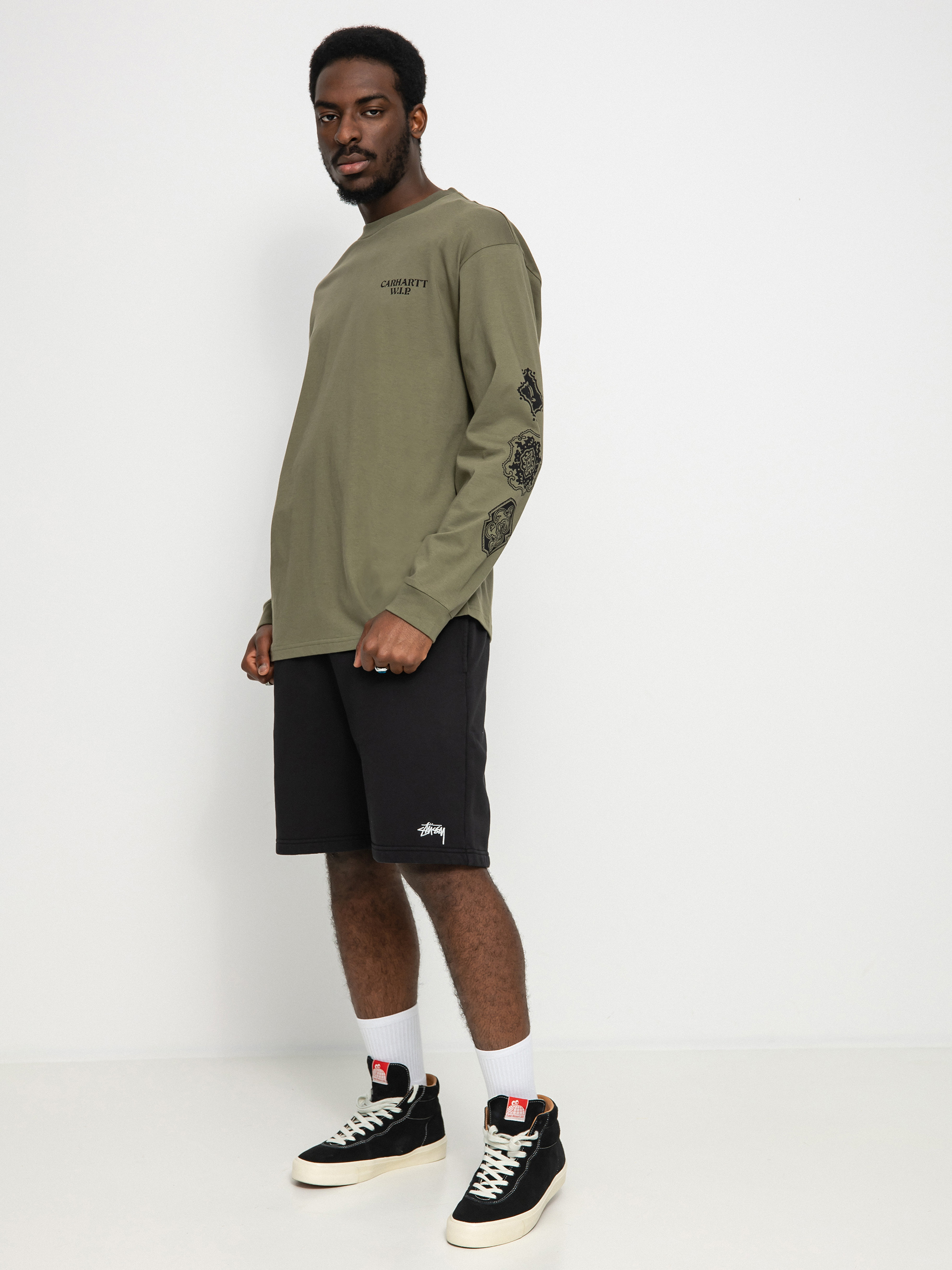 Longsleeve Carhartt WIP Scope (seaweed/black)