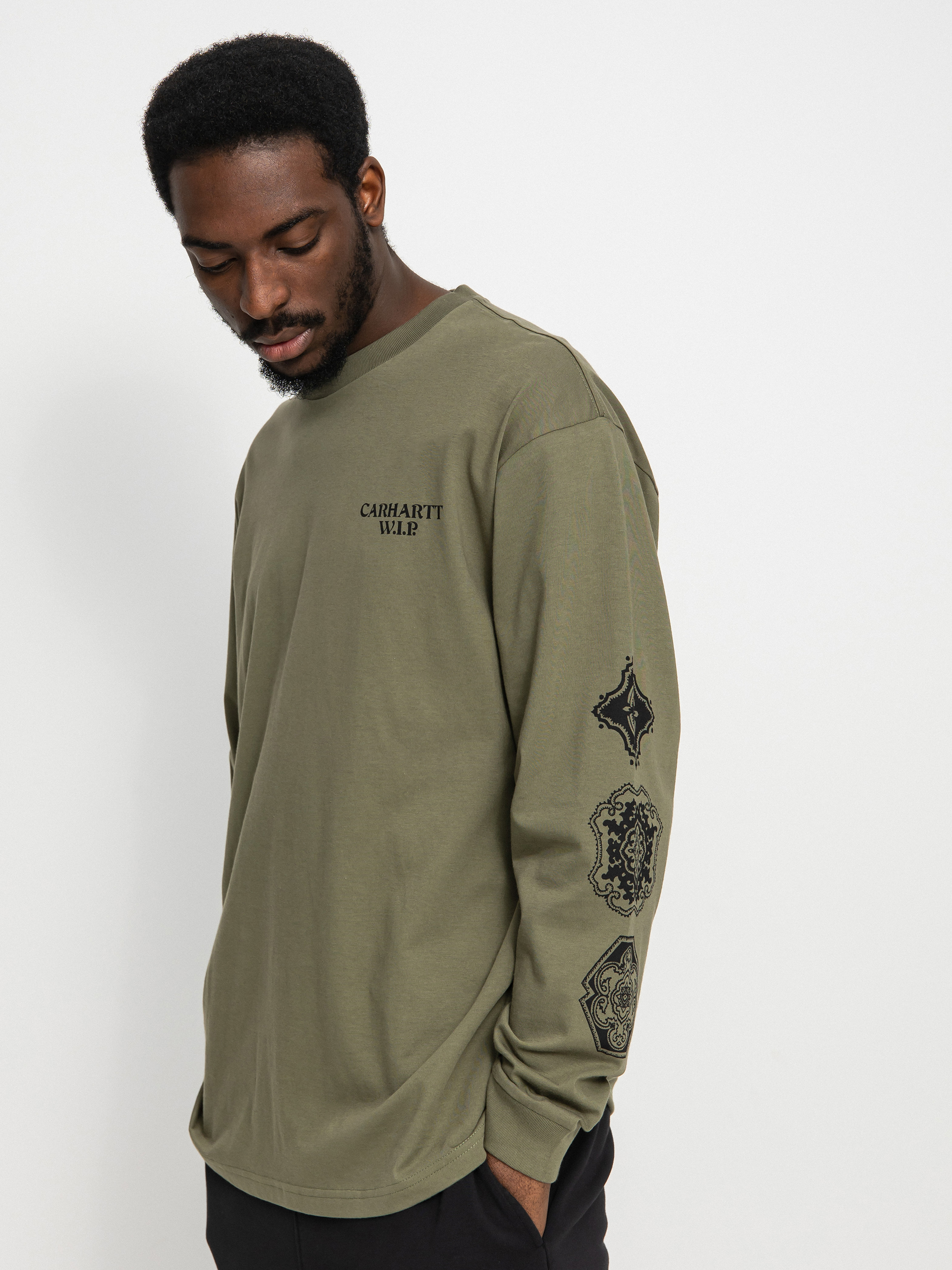 Longsleeve Carhartt WIP Scope (seaweed/black)