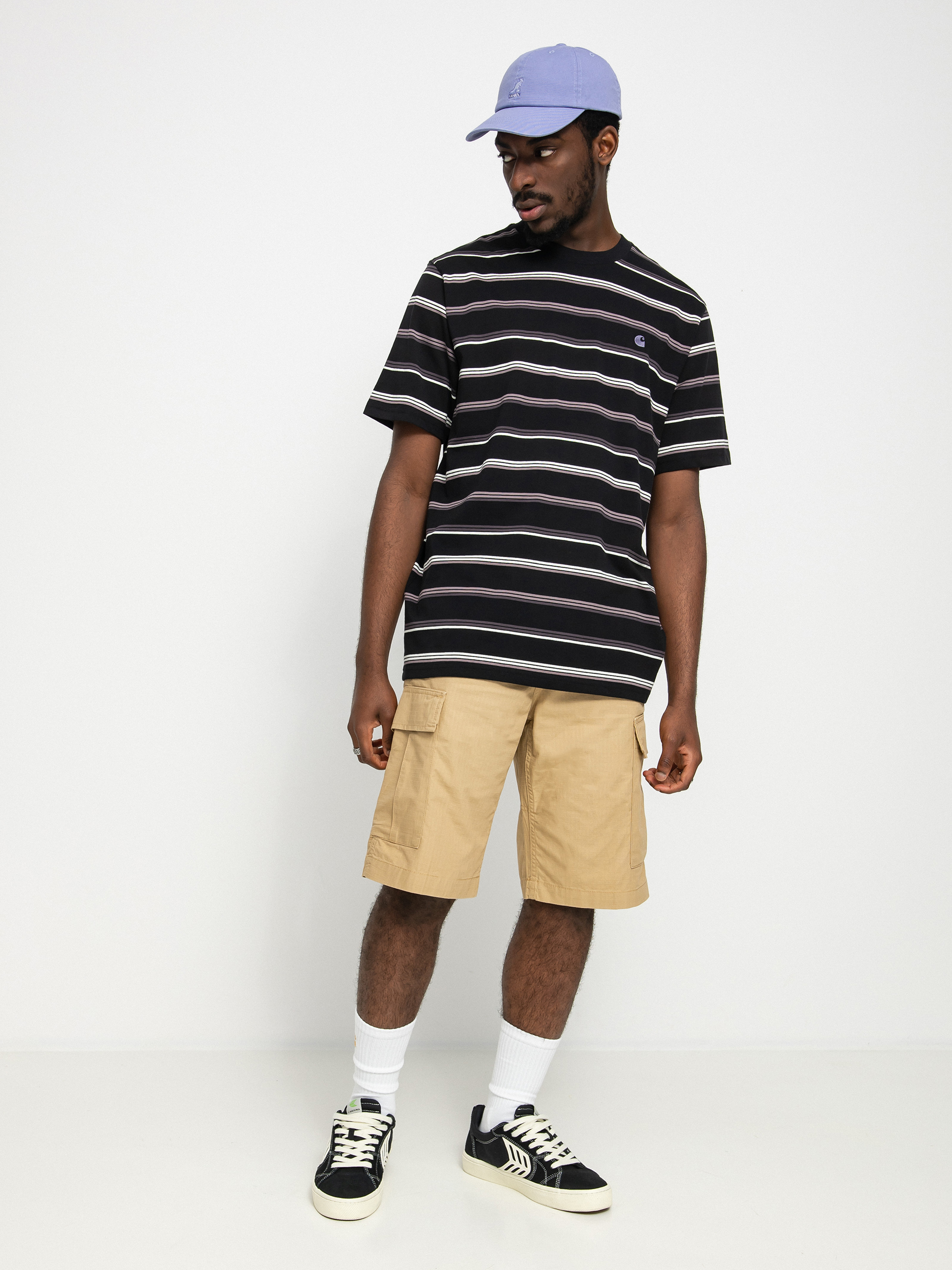 T-shirt Carhartt WIP Vonn (vonn stripe/black/artichoke/artichoke)