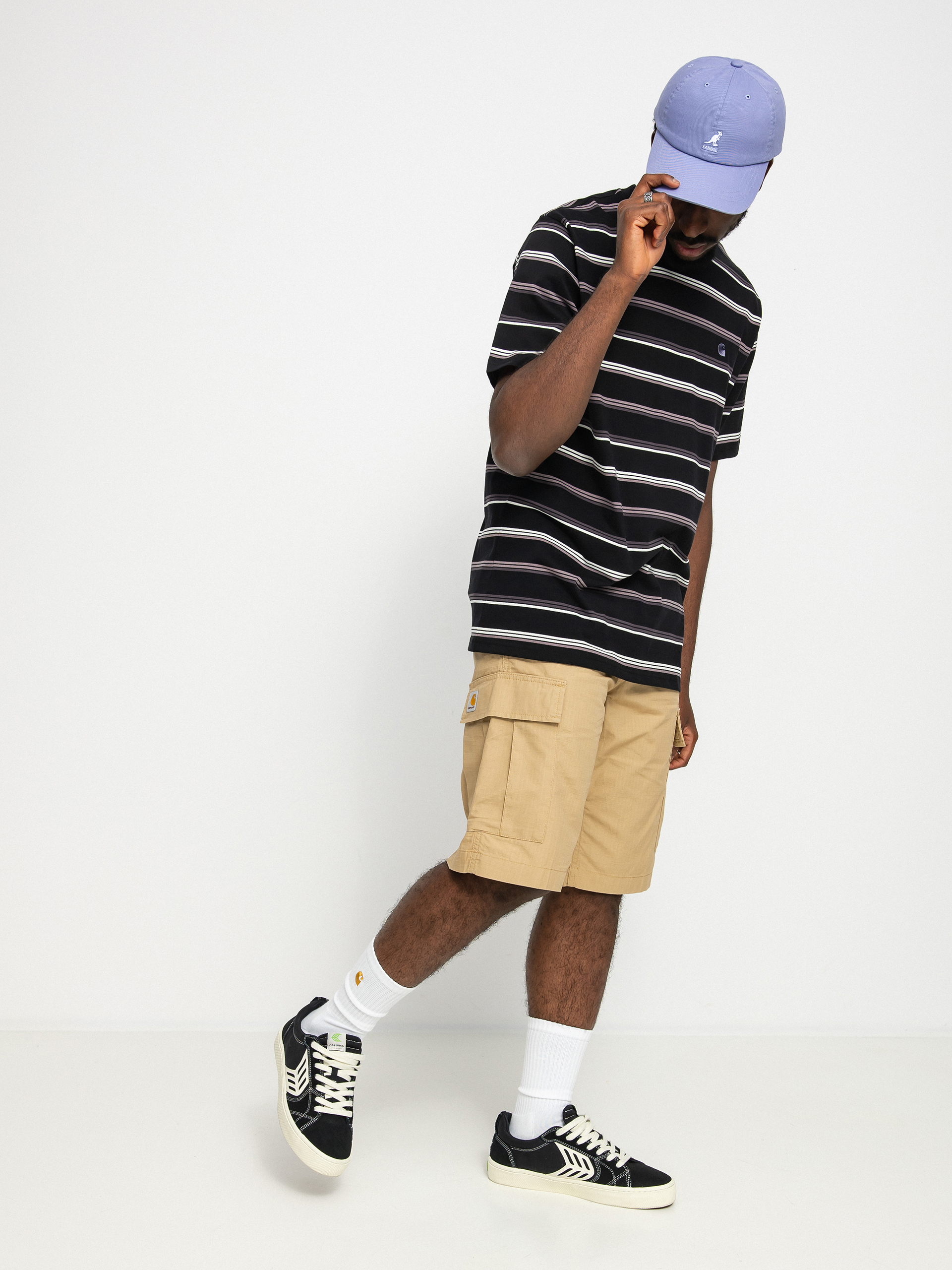 T-shirt Carhartt WIP Vonn (vonn stripe/black/artichoke/artichoke)