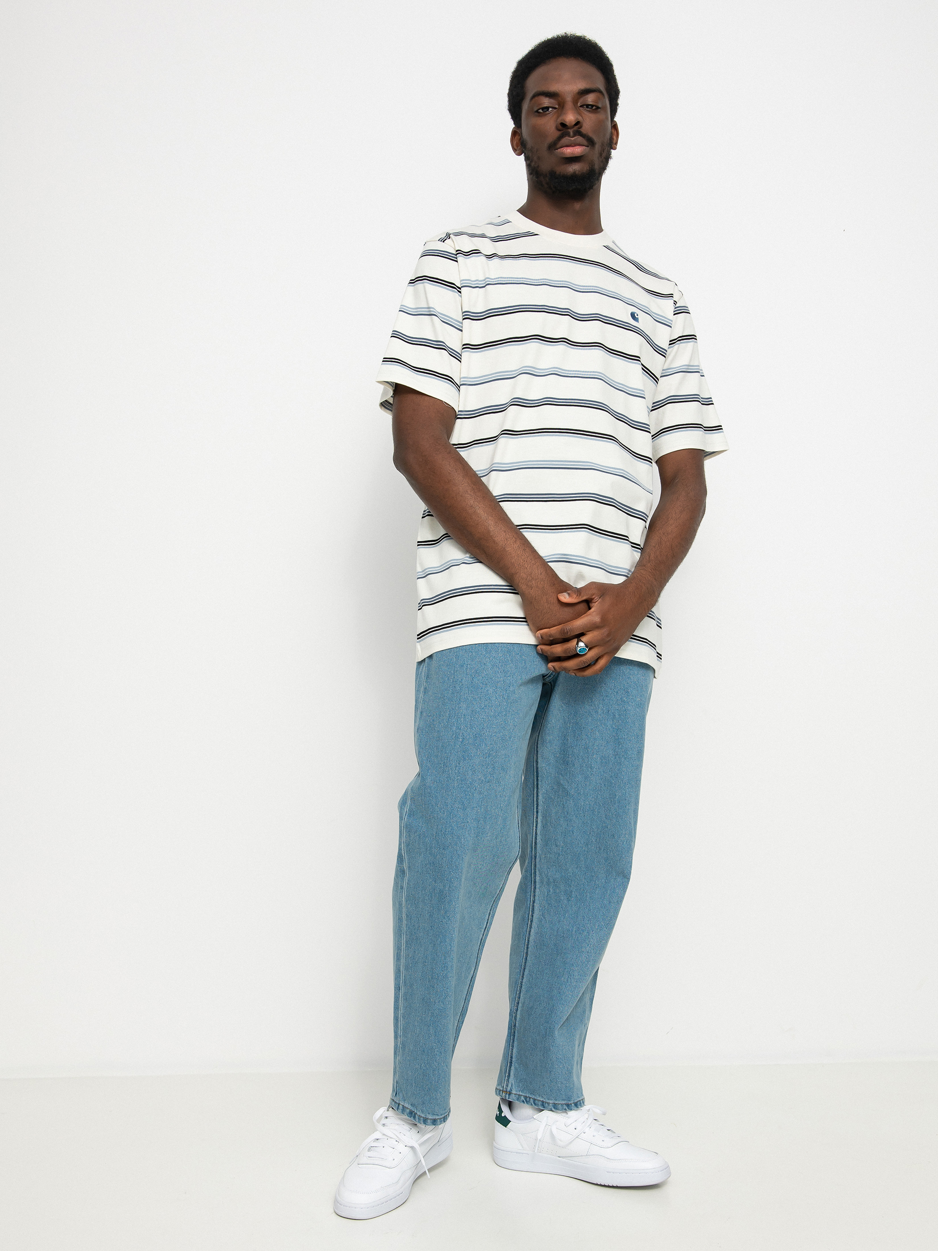 T-shirt Carhartt WIP Vonn (vonn stripe/wax/storm blue/storm blue)