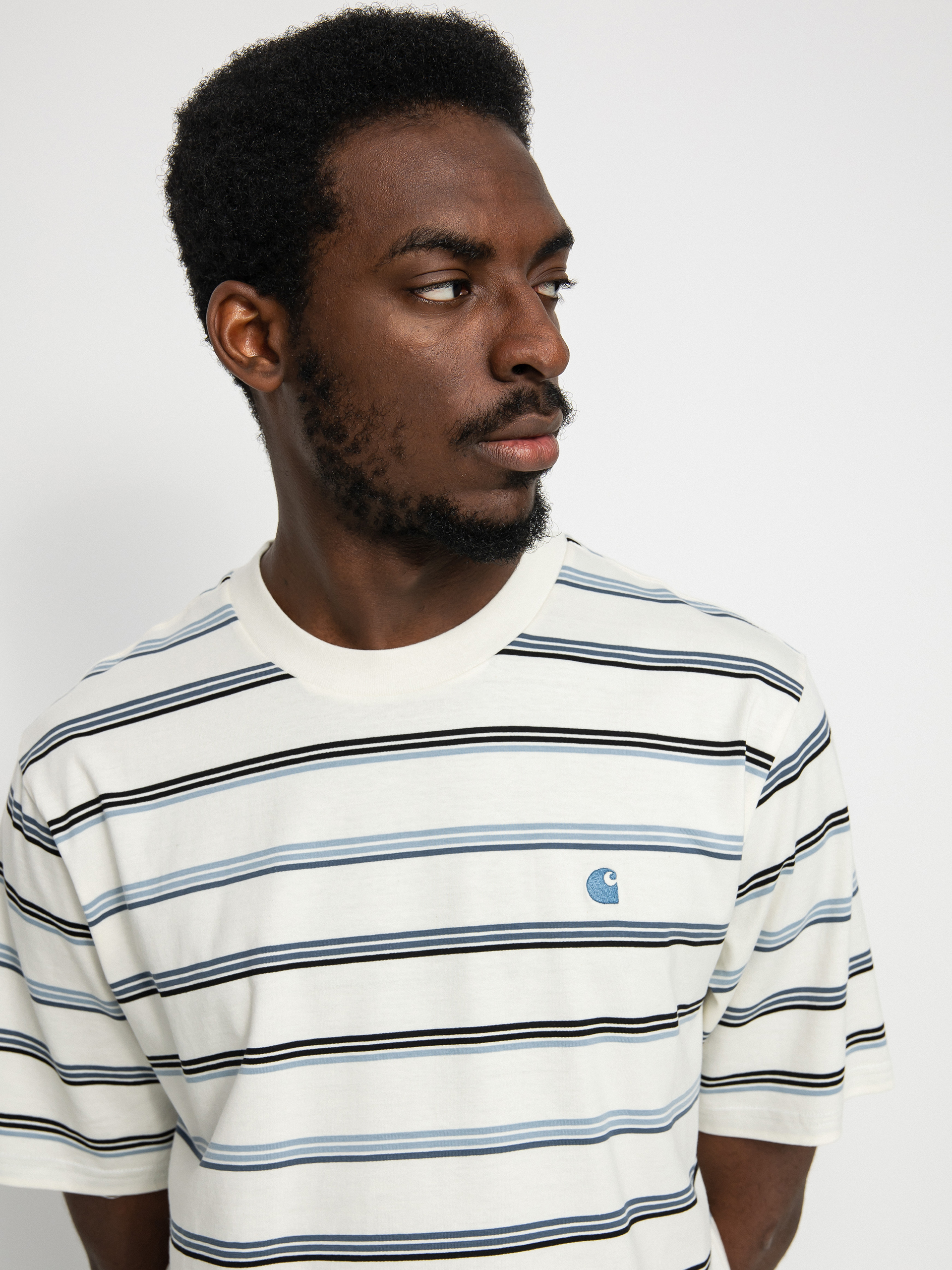 T-shirt Carhartt WIP Vonn (vonn stripe/wax/storm blue/storm blue)
