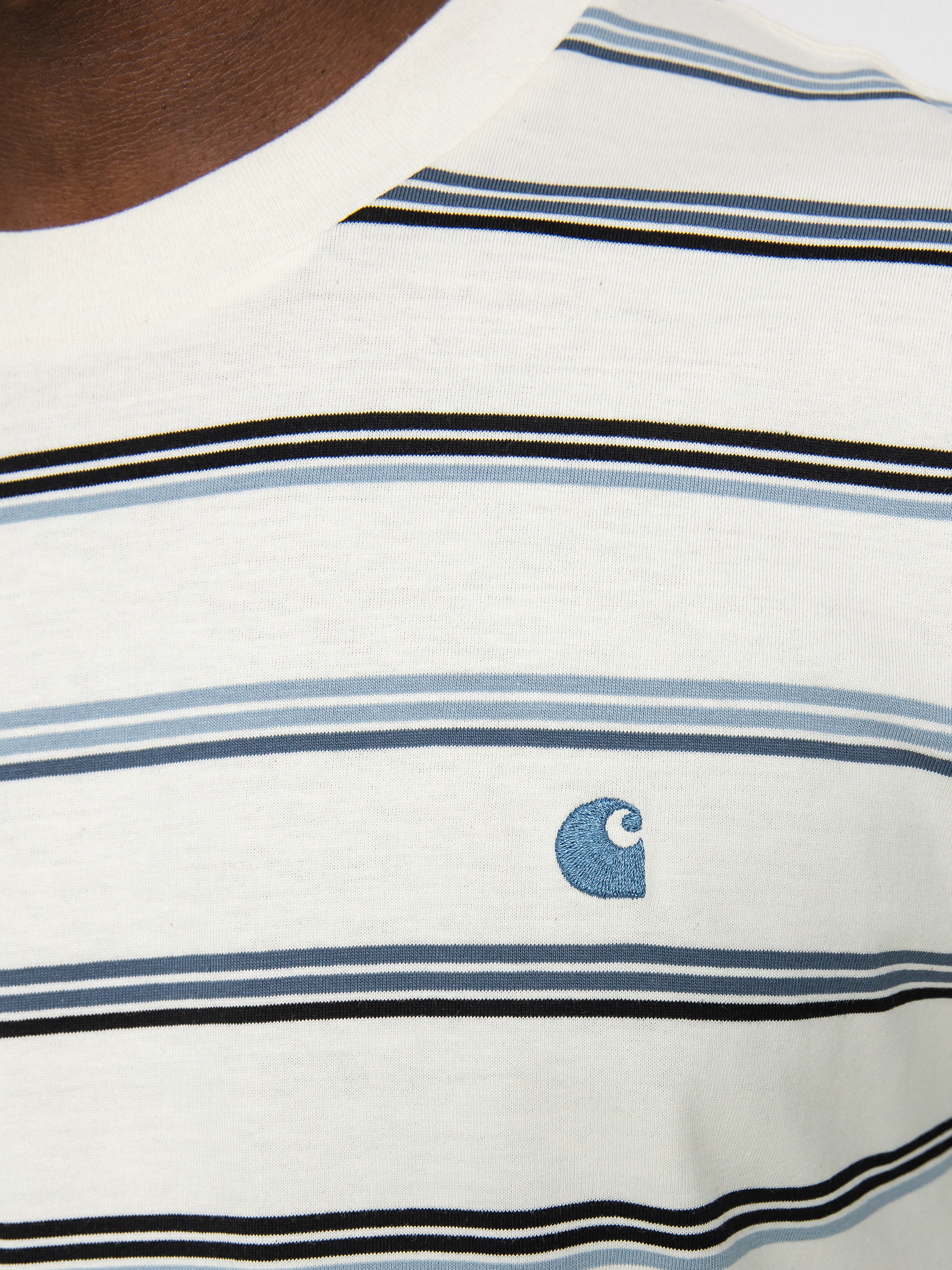 T-shirt Carhartt WIP Vonn (vonn stripe/wax/storm blue/storm blue)