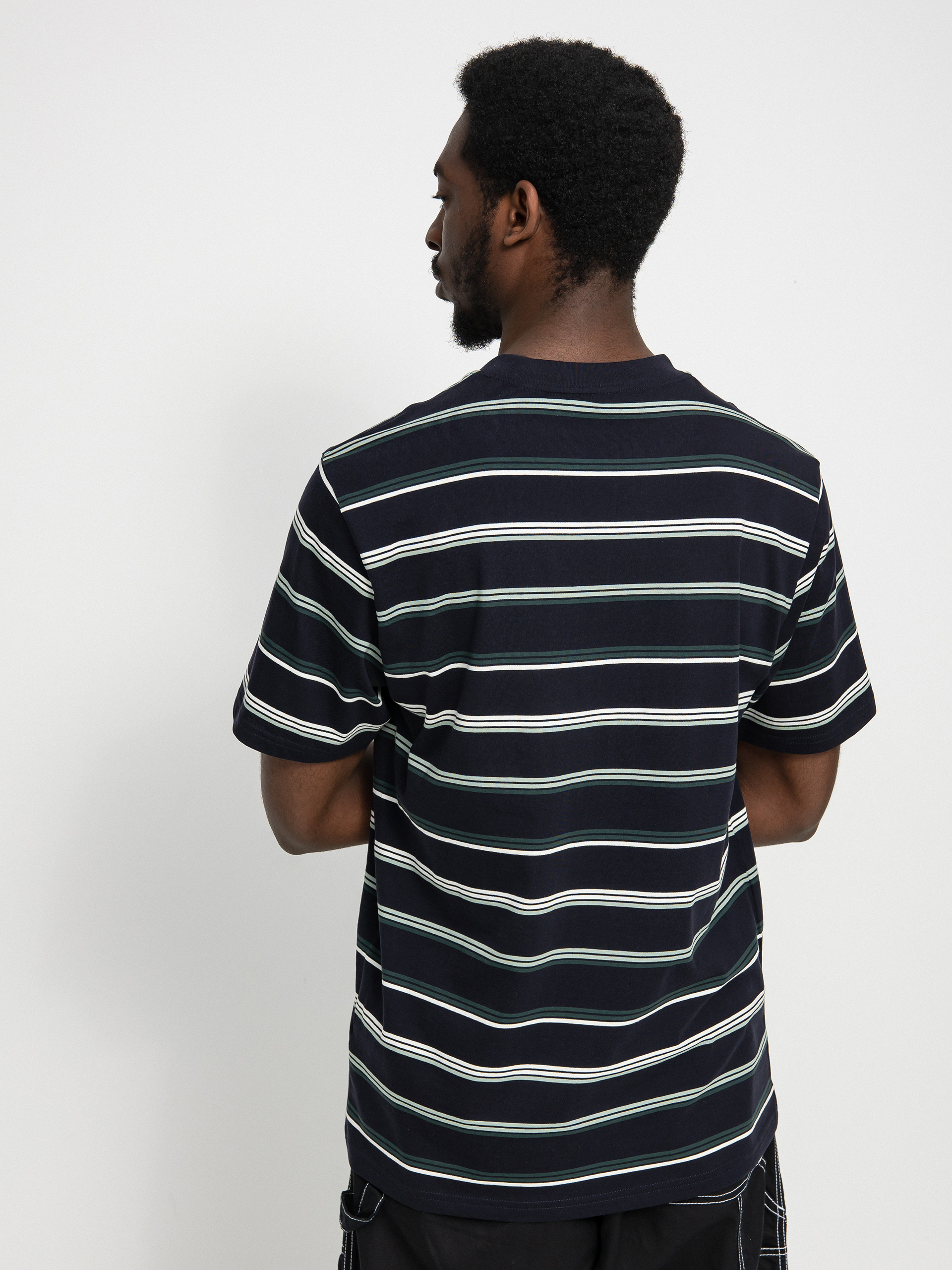 T-shirt Carhartt WIP Vonn (vonn stripe/dark navy/juniper/juniper)