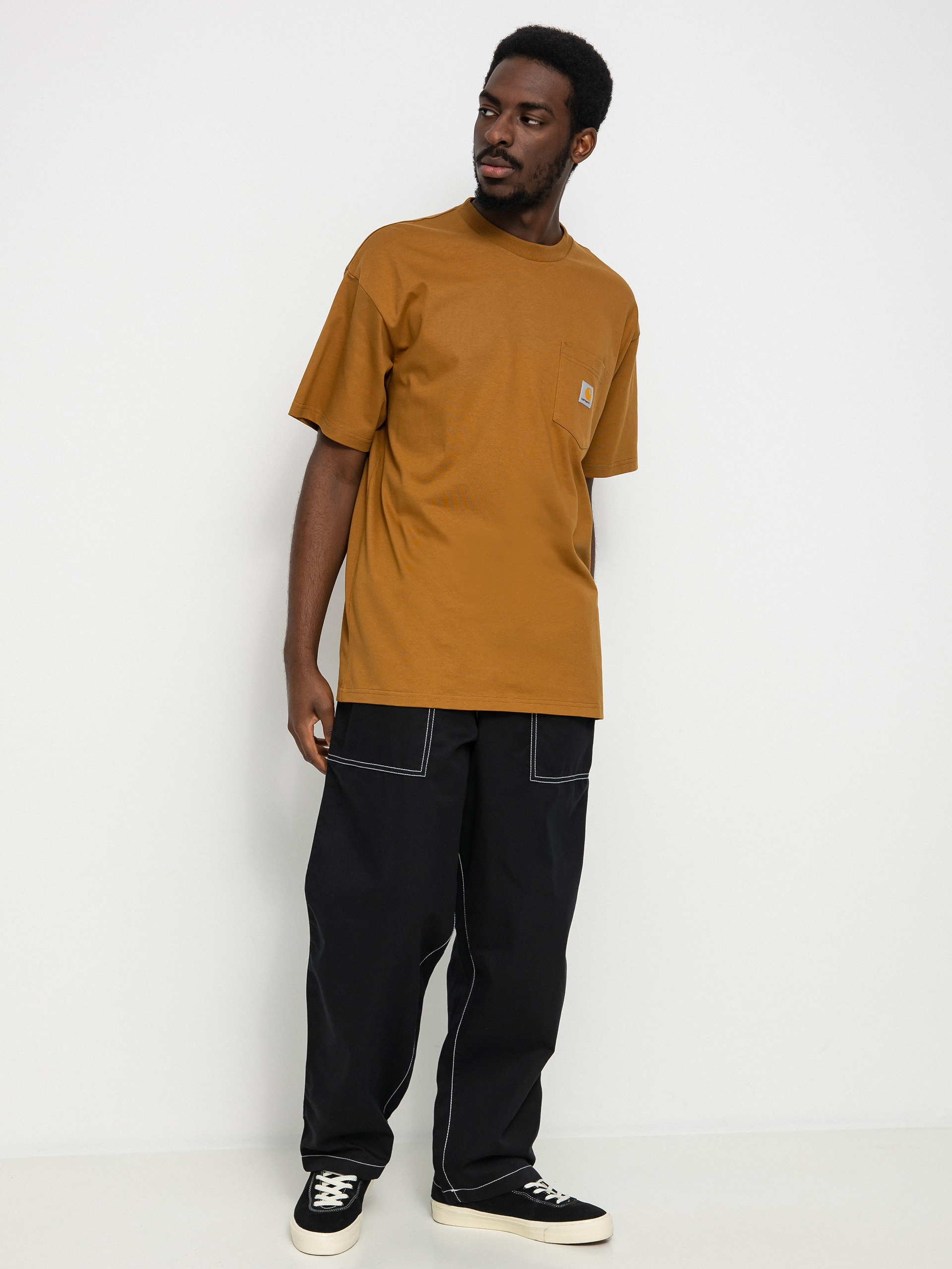 T-shirt Carhartt WIP Local Pocket (hamilton brown/dusty h brown)