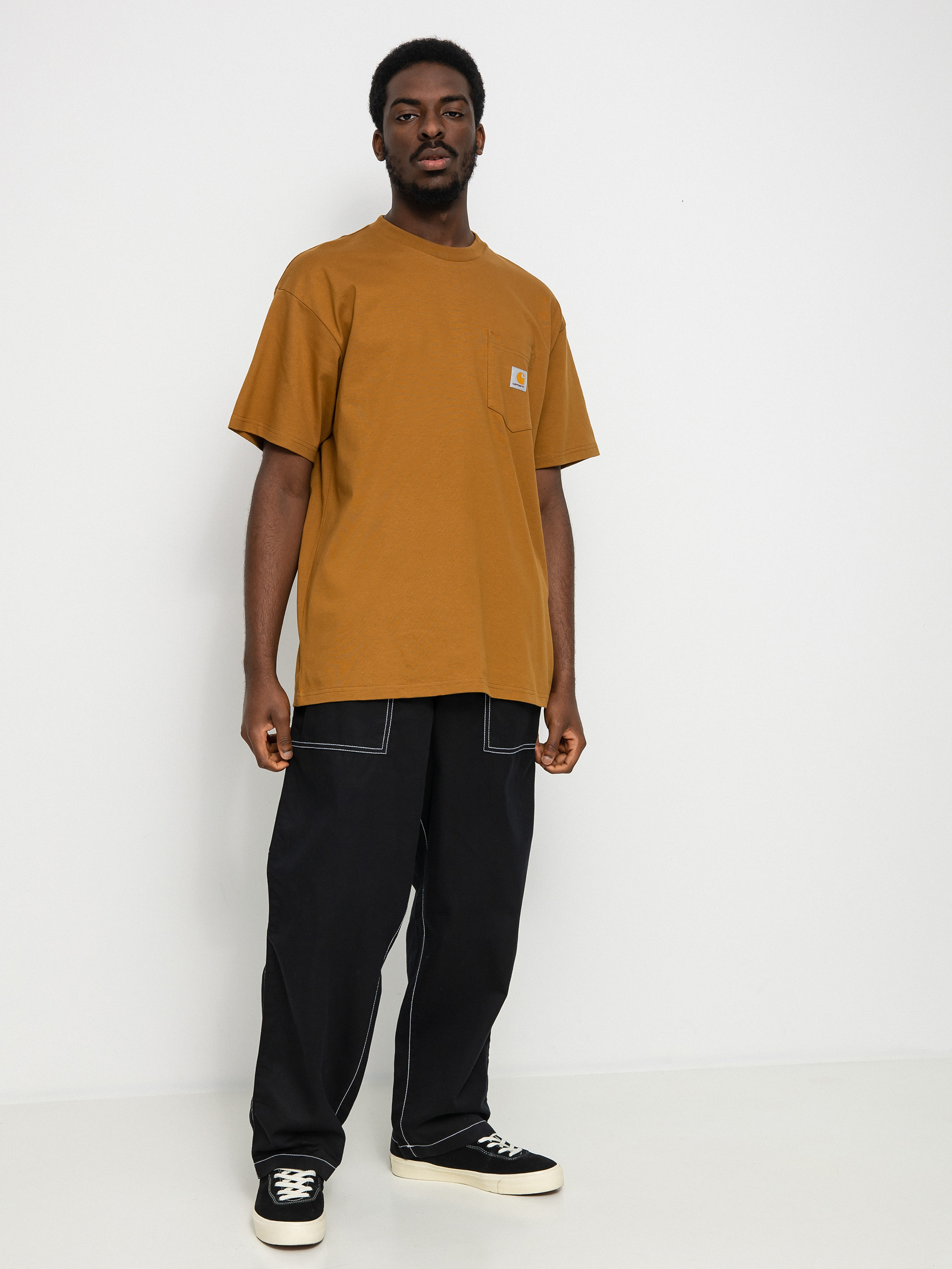 T-shirt Carhartt WIP Local Pocket (hamilton brown/dusty h brown)