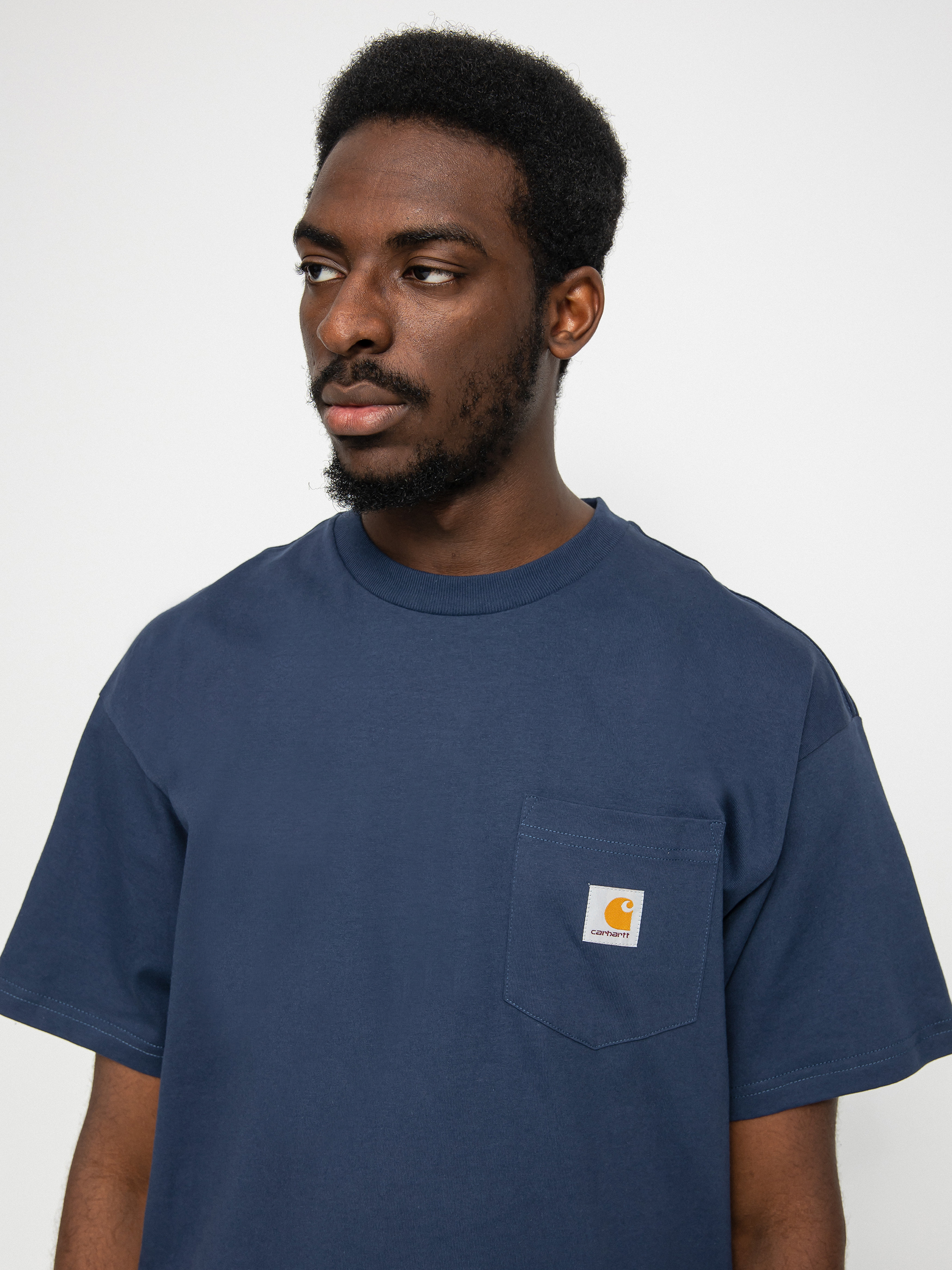 T-shirt Carhartt WIP Local Pocket (enzian/storm blue)
