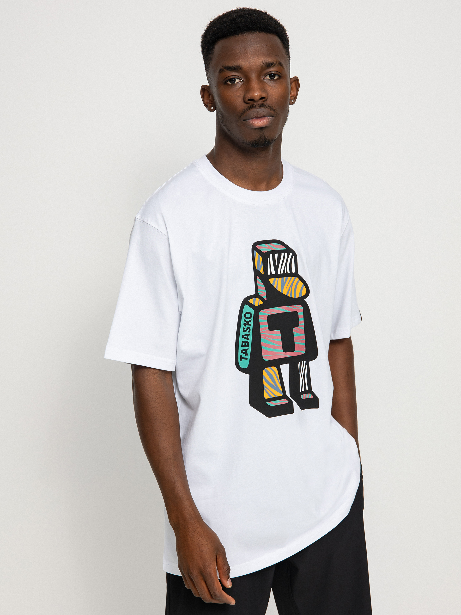 T-shirt Tabasko Pattern (white)