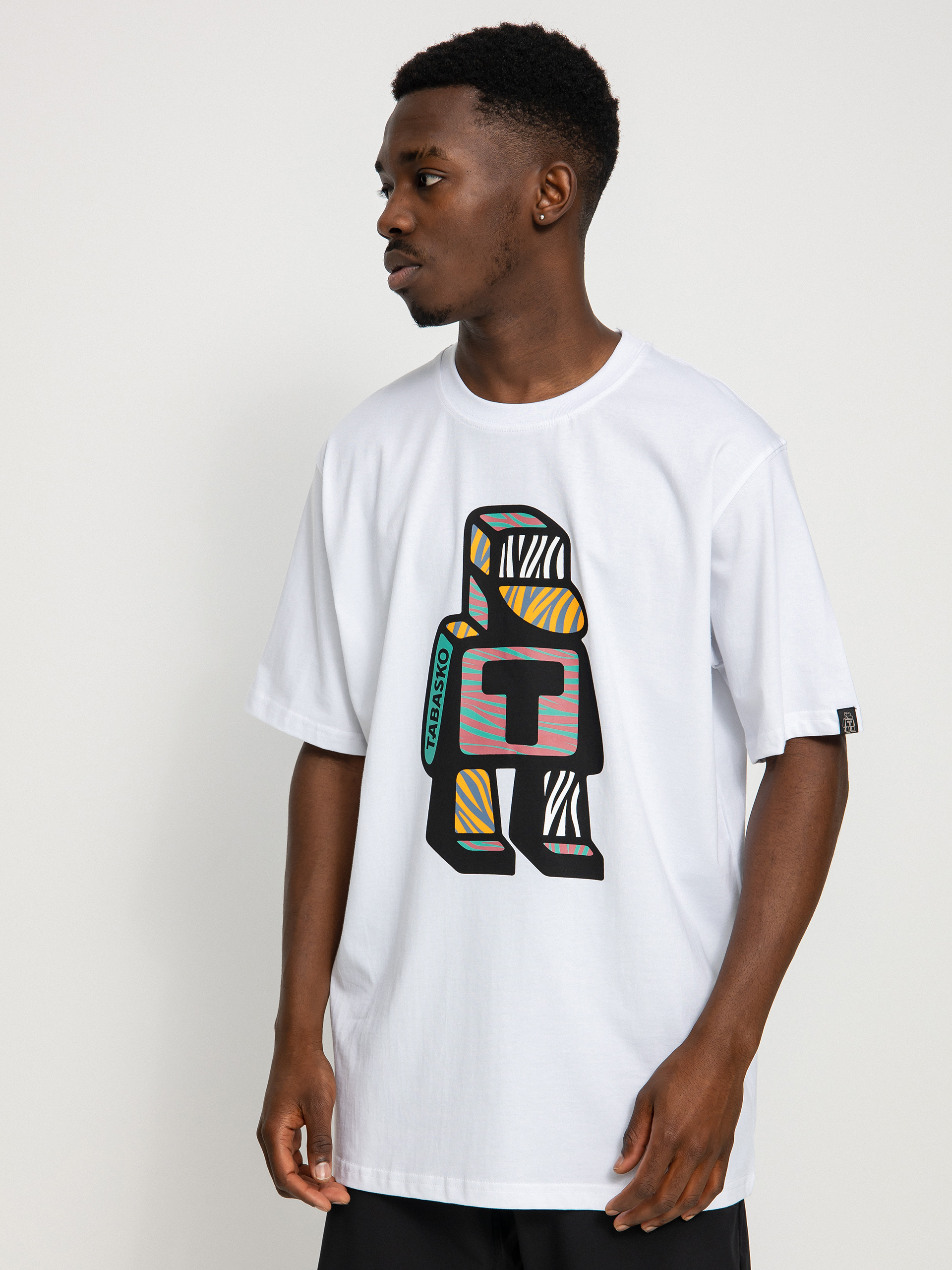 T-shirt Tabasko Pattern (white)