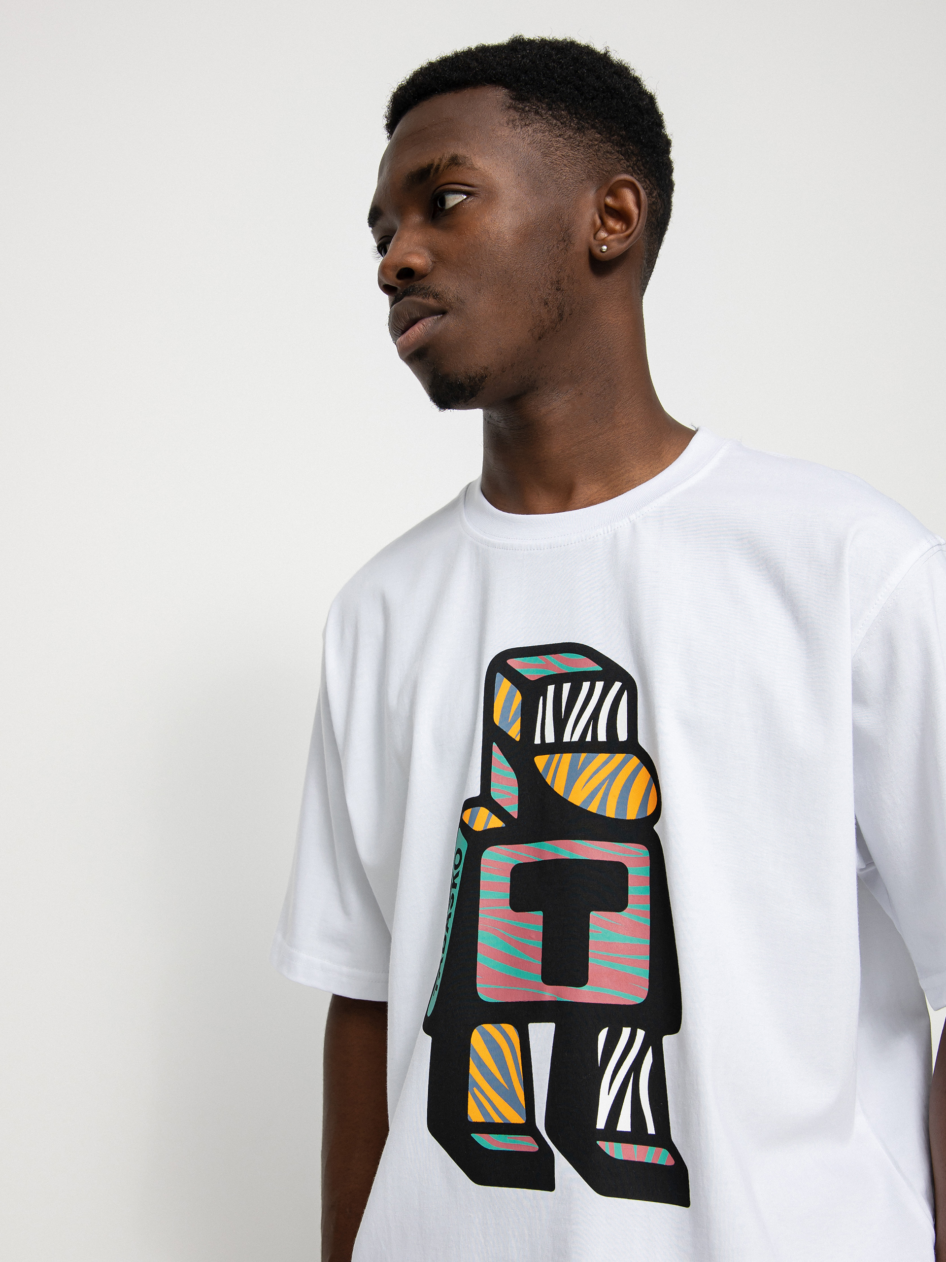 T-shirt Tabasko Pattern (white)