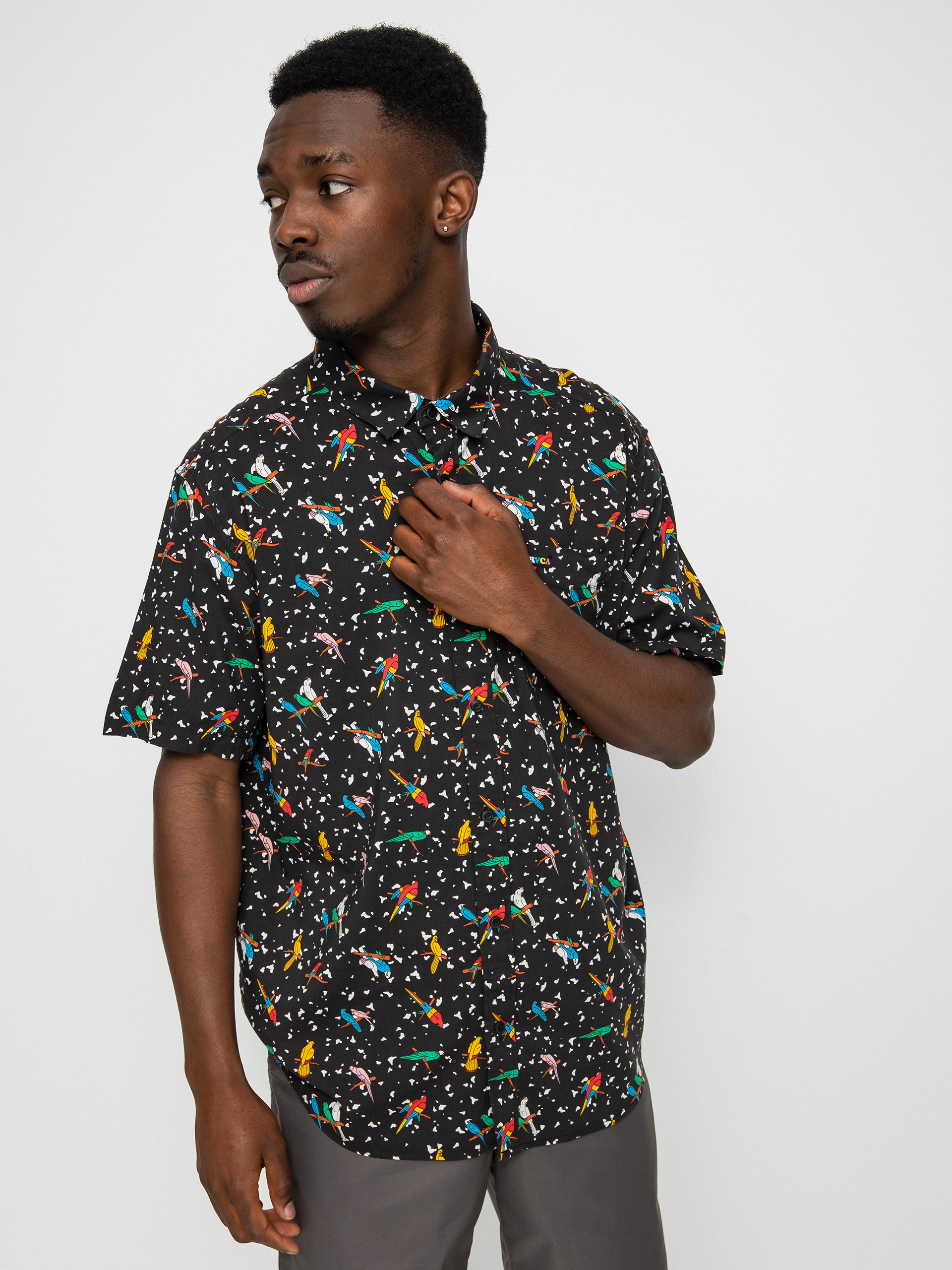 Koszula RVCA Lp X Klw Parrots (black)