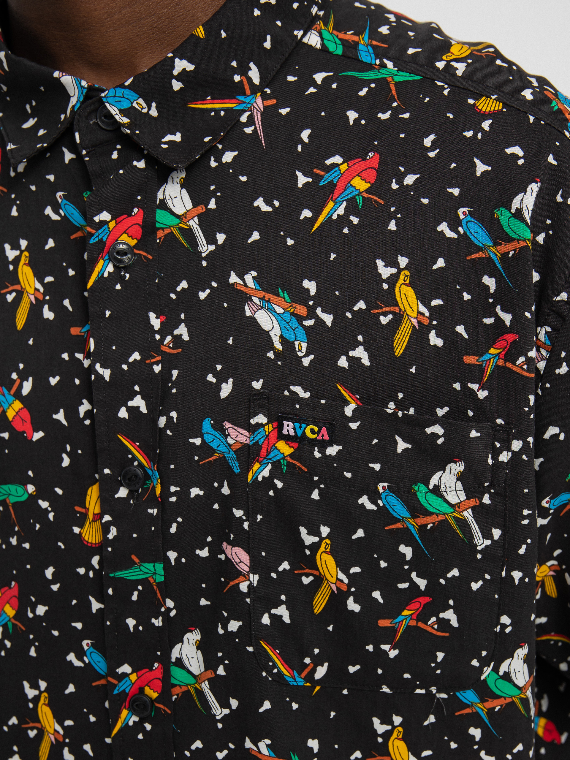 Koszula RVCA Lp X Klw Parrots (black)