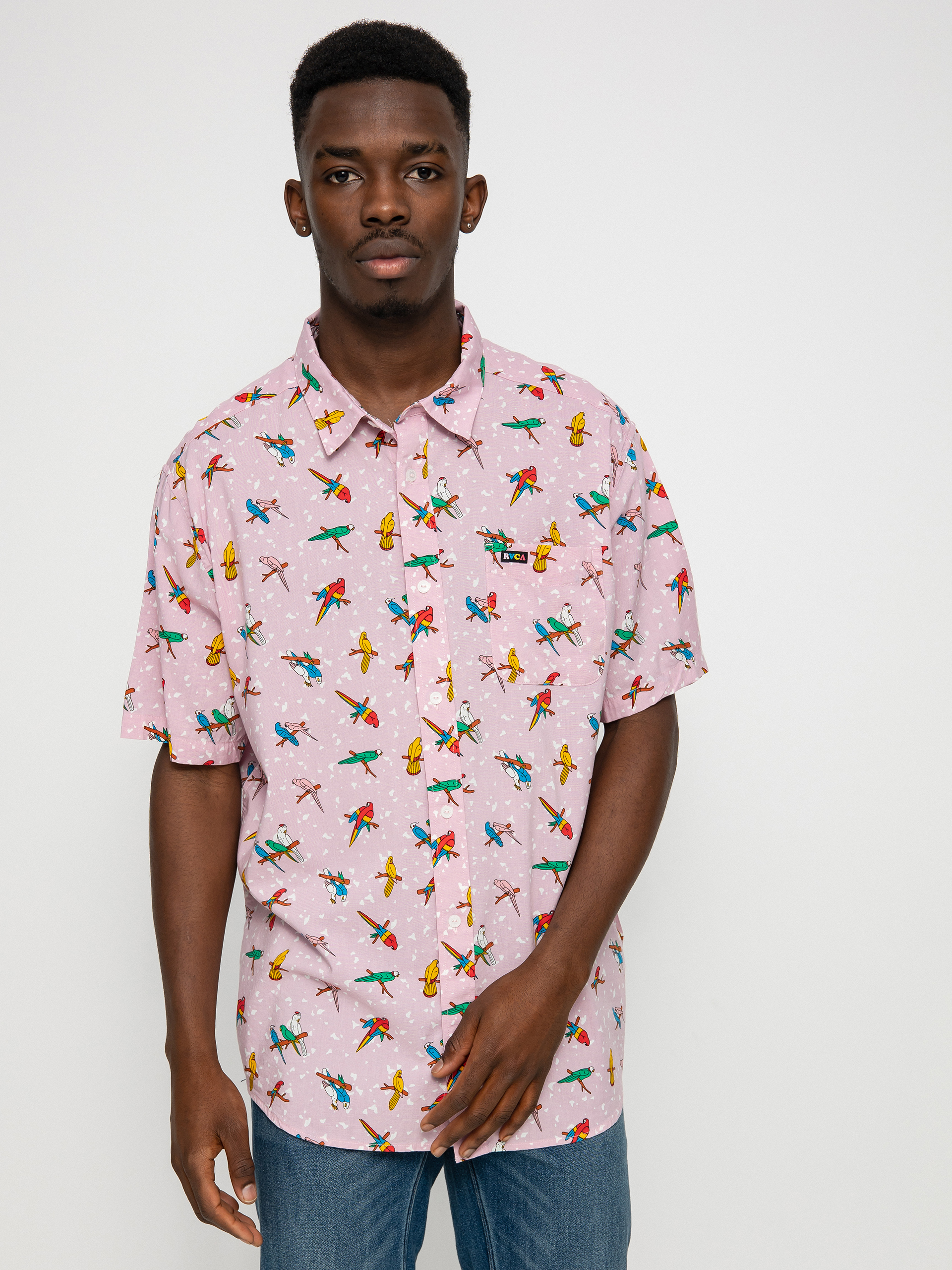 Koszula RVCA Lp X Klw Parrots (pink)