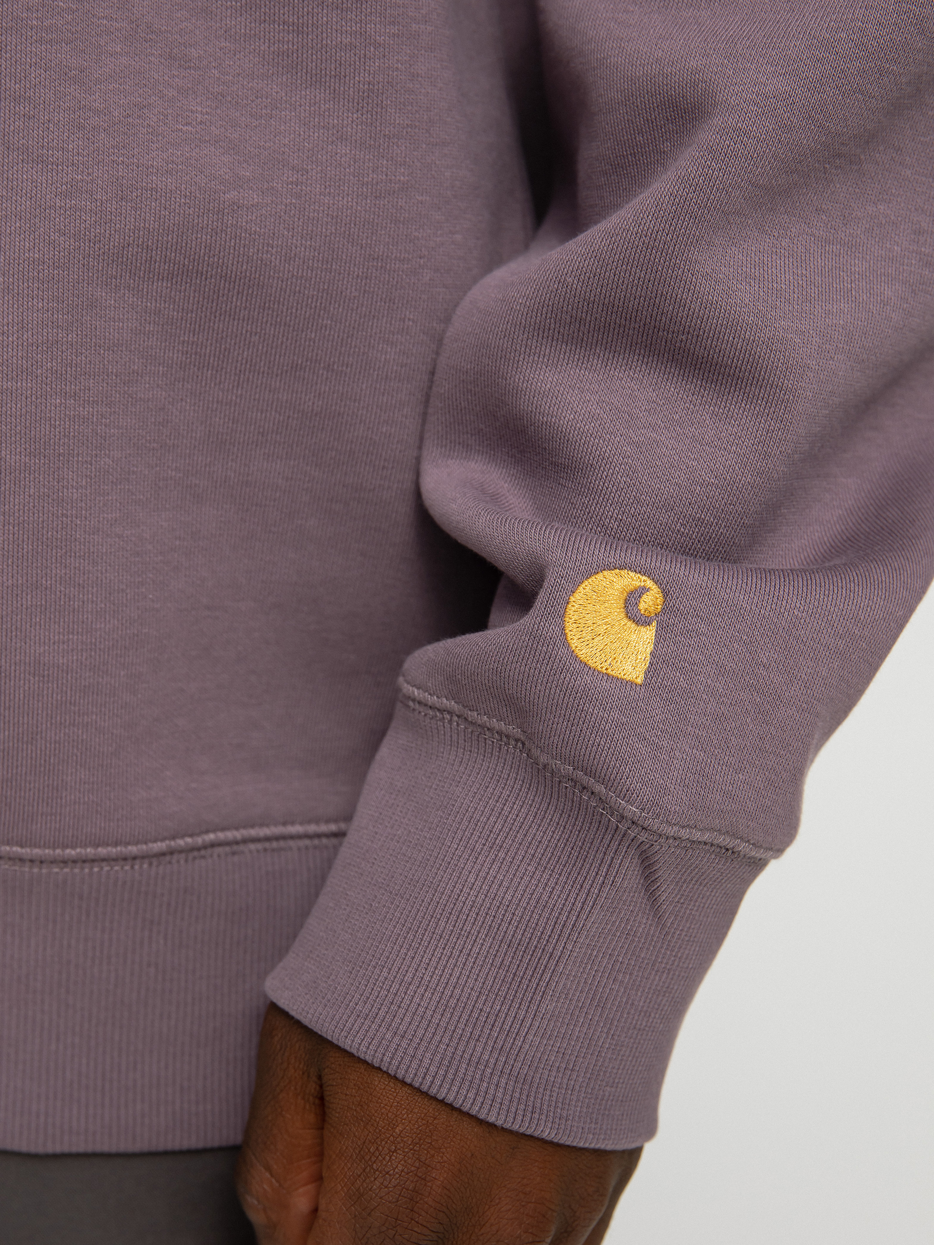 Bluza Carhartt WIP Chase (misty thistle/gold)