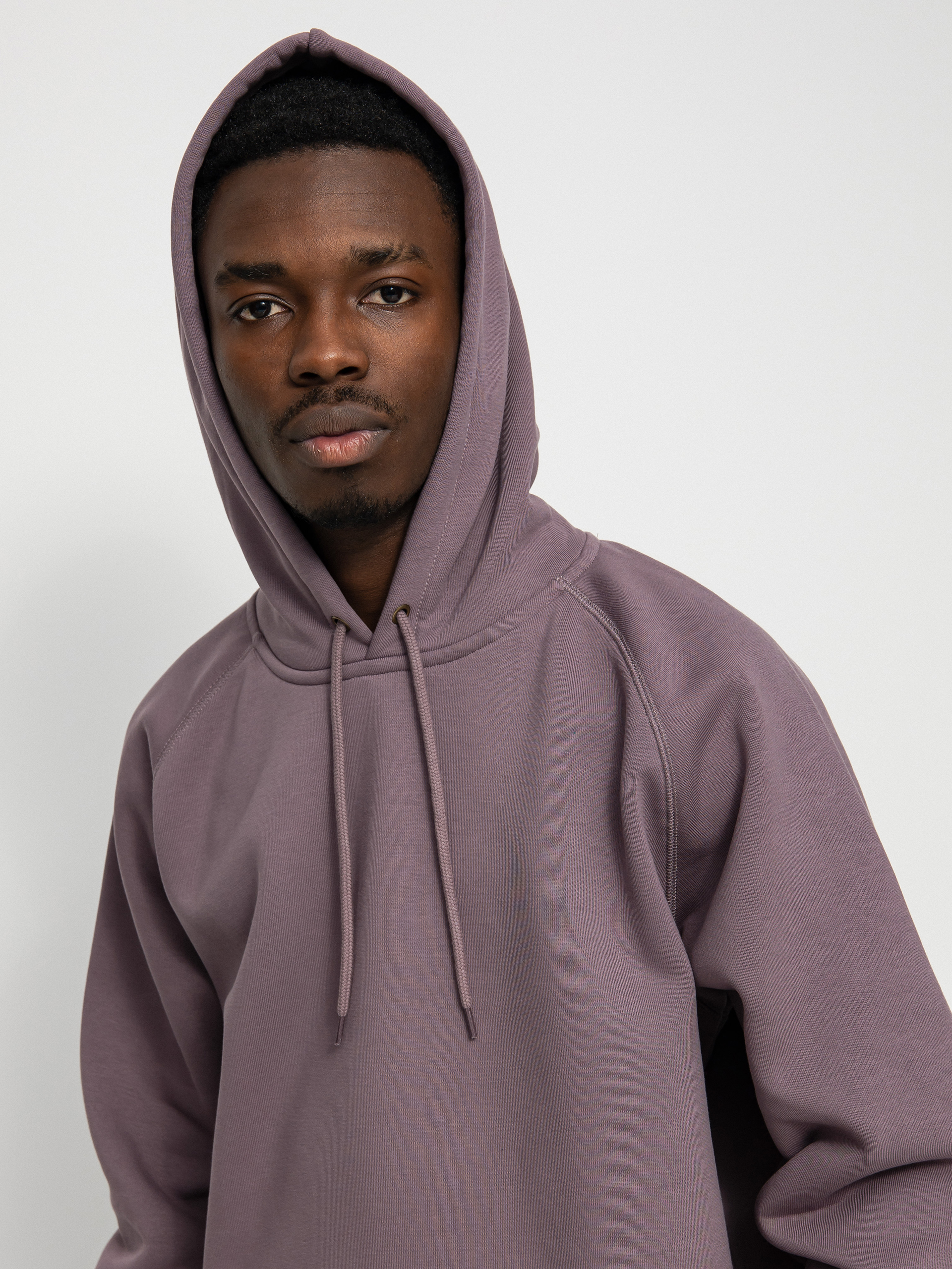 Bluza z kapturem Carhartt WIP Chase HD (misty thistle/gold)