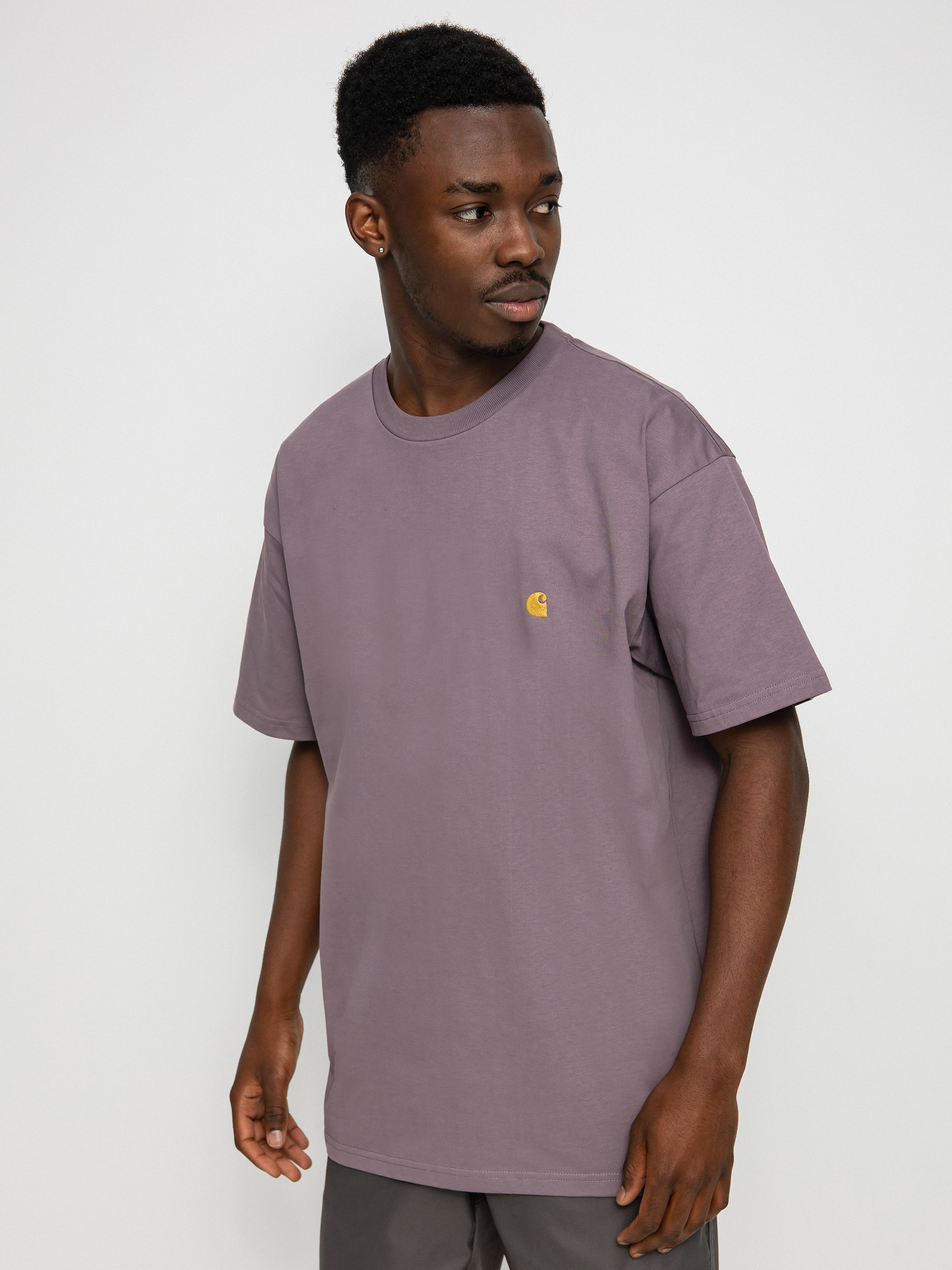 T-shirt Carhartt WIP Chase (misty thistle/gold)