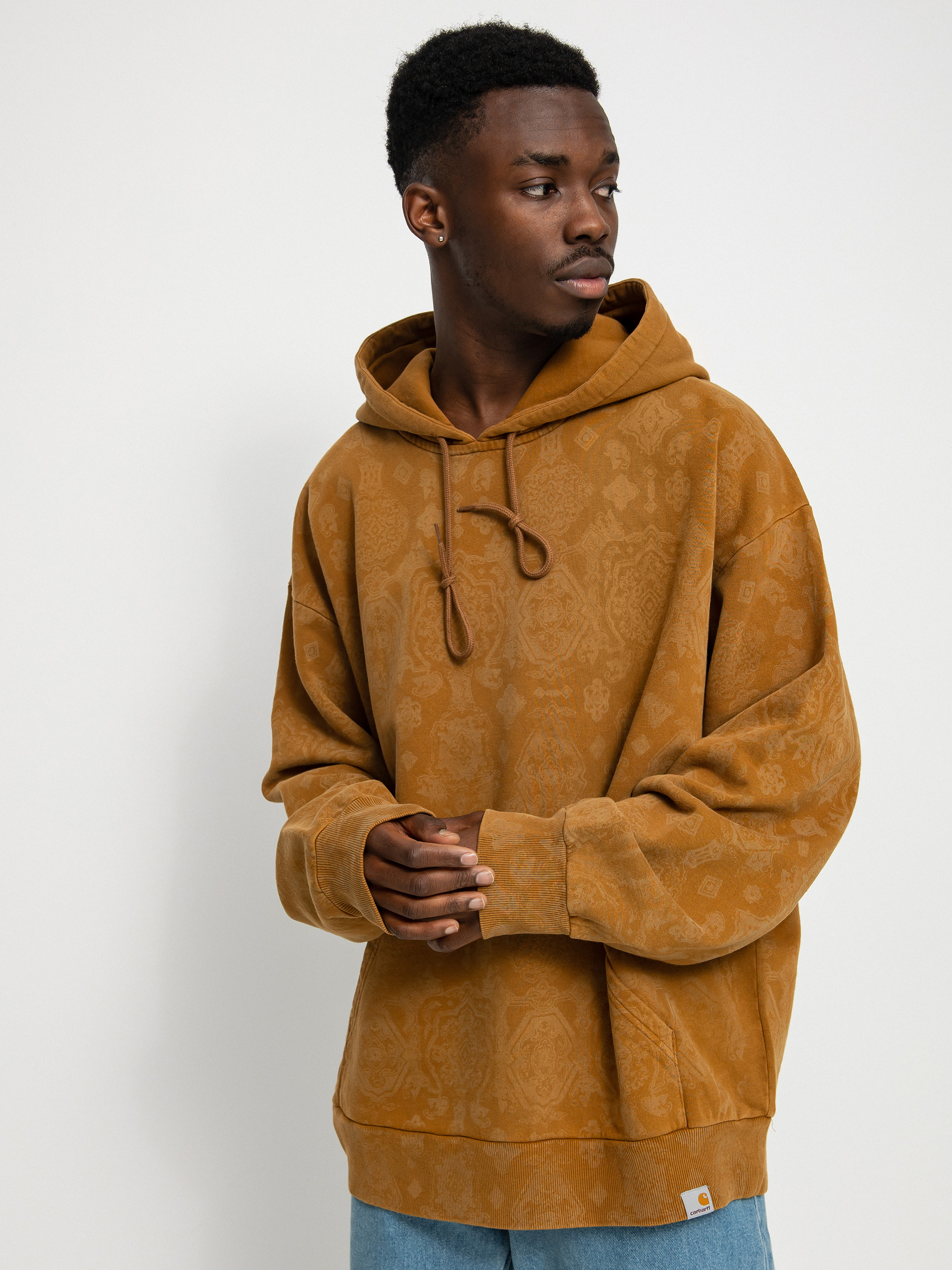 Bluza z kapturem Carhartt WIP Verse HD (verse print/hamilton brown)