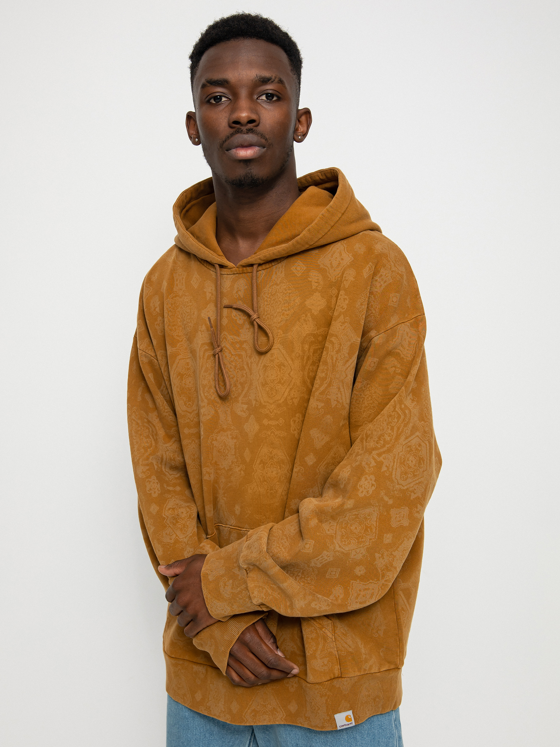 Bluza z kapturem Carhartt WIP Verse HD (verse print/hamilton brown)