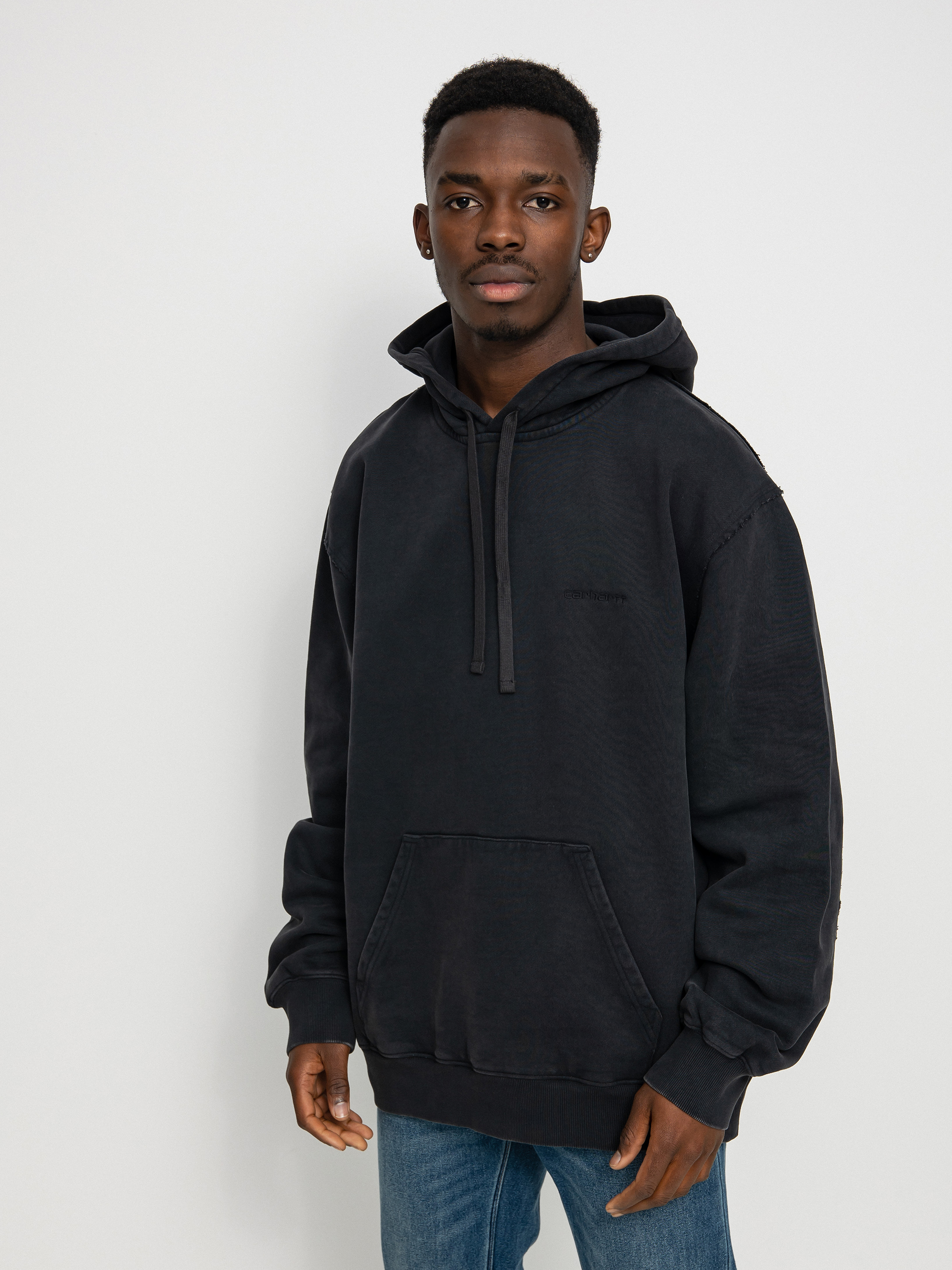Bluza z kapturem Carhartt WIP Marfa HD (black)