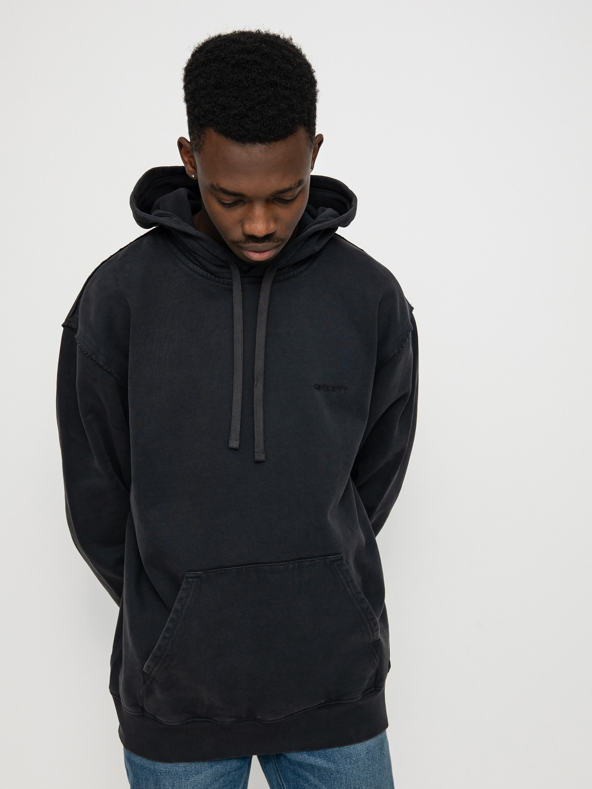 Bluza z kapturem Carhartt WIP Marfa HD (black)