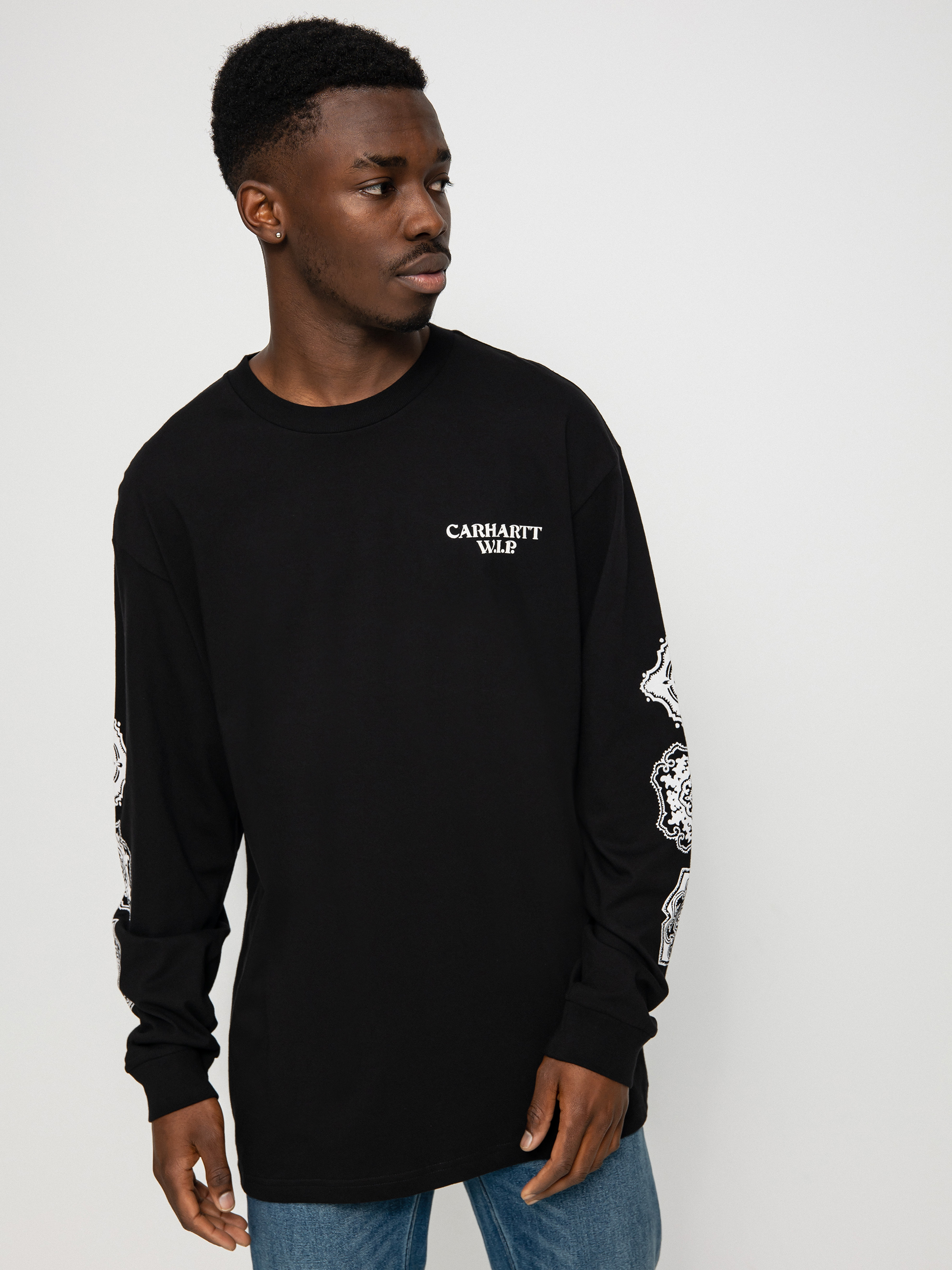 Longsleeve Carhartt WIP Scope (black/white)