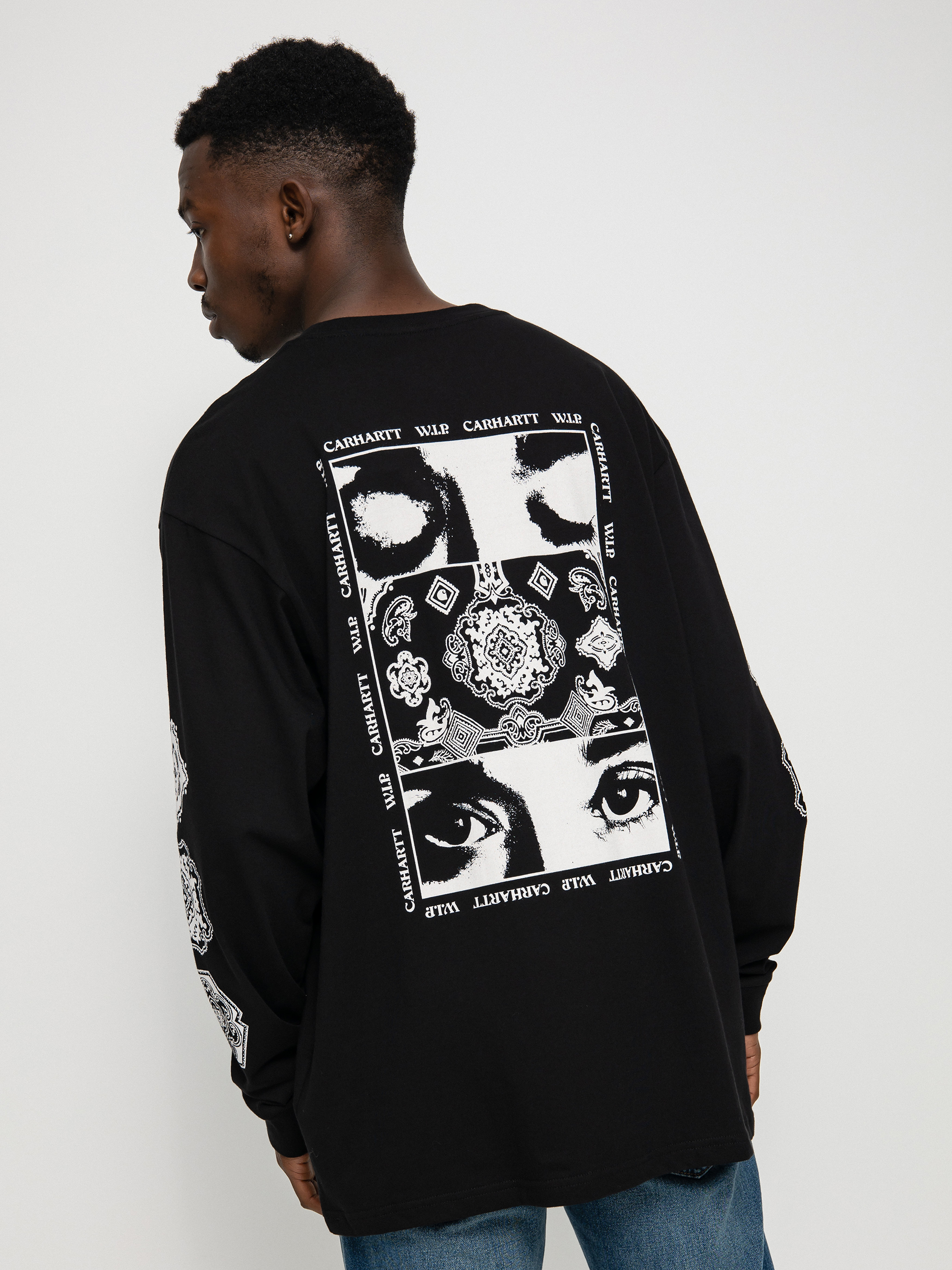 Longsleeve Carhartt WIP Scope (black/white)