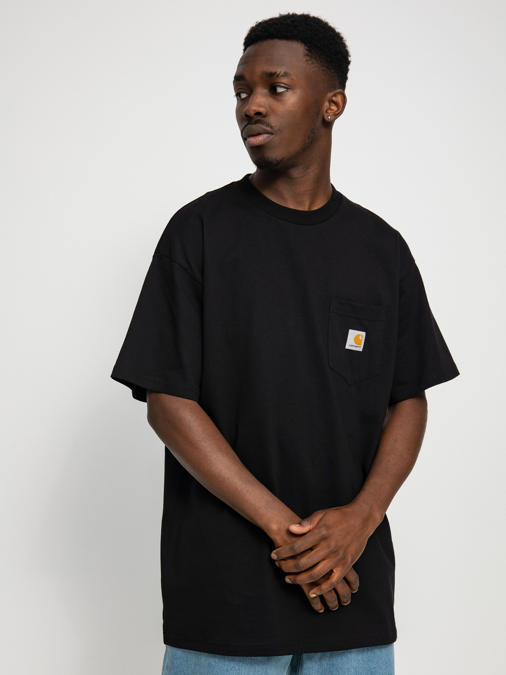 T-shirt Carhartt WIP Local Pocket (black/marengo)
